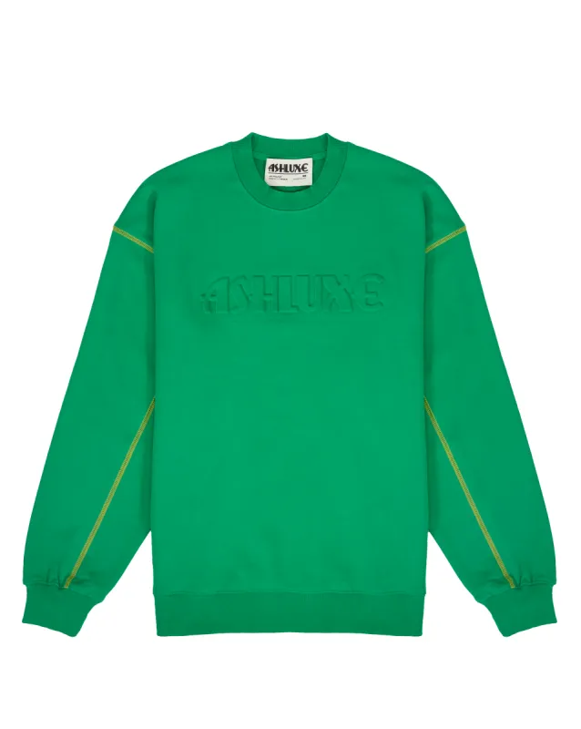 Ashluxe Double Threaded Sweatshirt Green sold by Ashluxe
