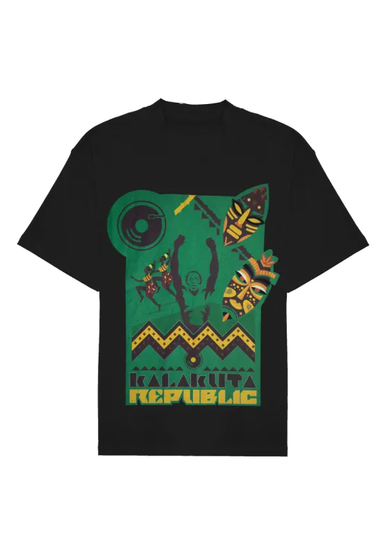 Ashluxe Kalakuta Shield T-shirt Black sold by Ashluxe