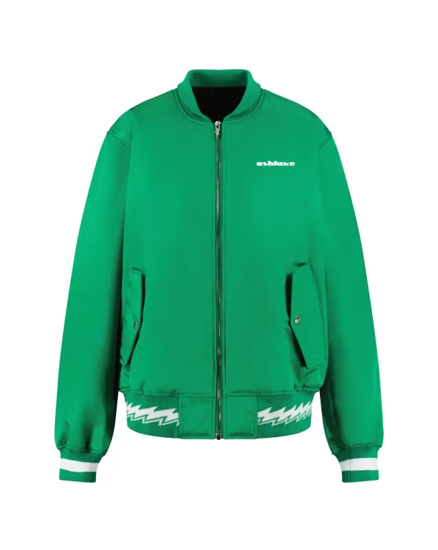 ASHLUXE Bomber Jacket - Green sold by Ashluxe