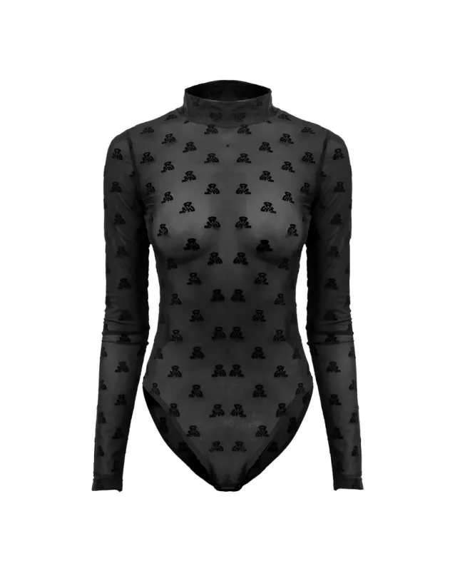 Ashluxe Mesh Unbranded Body Top - Black sold by Ashluxe