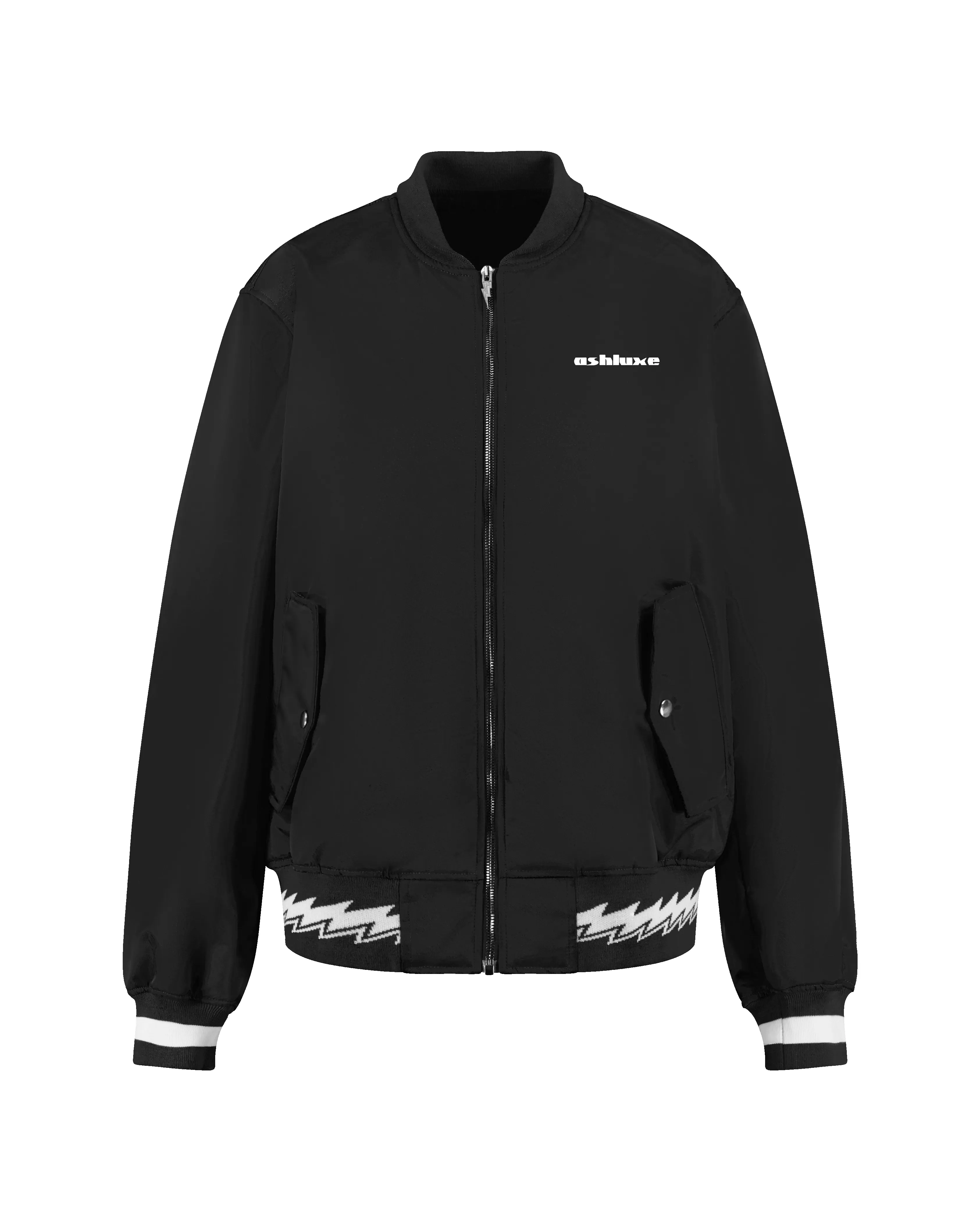 ASHLUXE Bomber Jacket - Black sold by Ashluxe