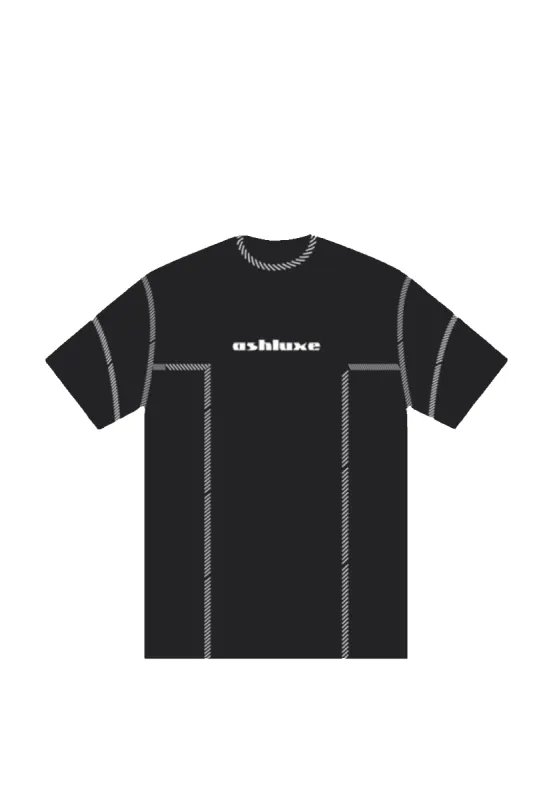 Ashluxe Double Threaded T-shirt - Black sold by Ashluxe