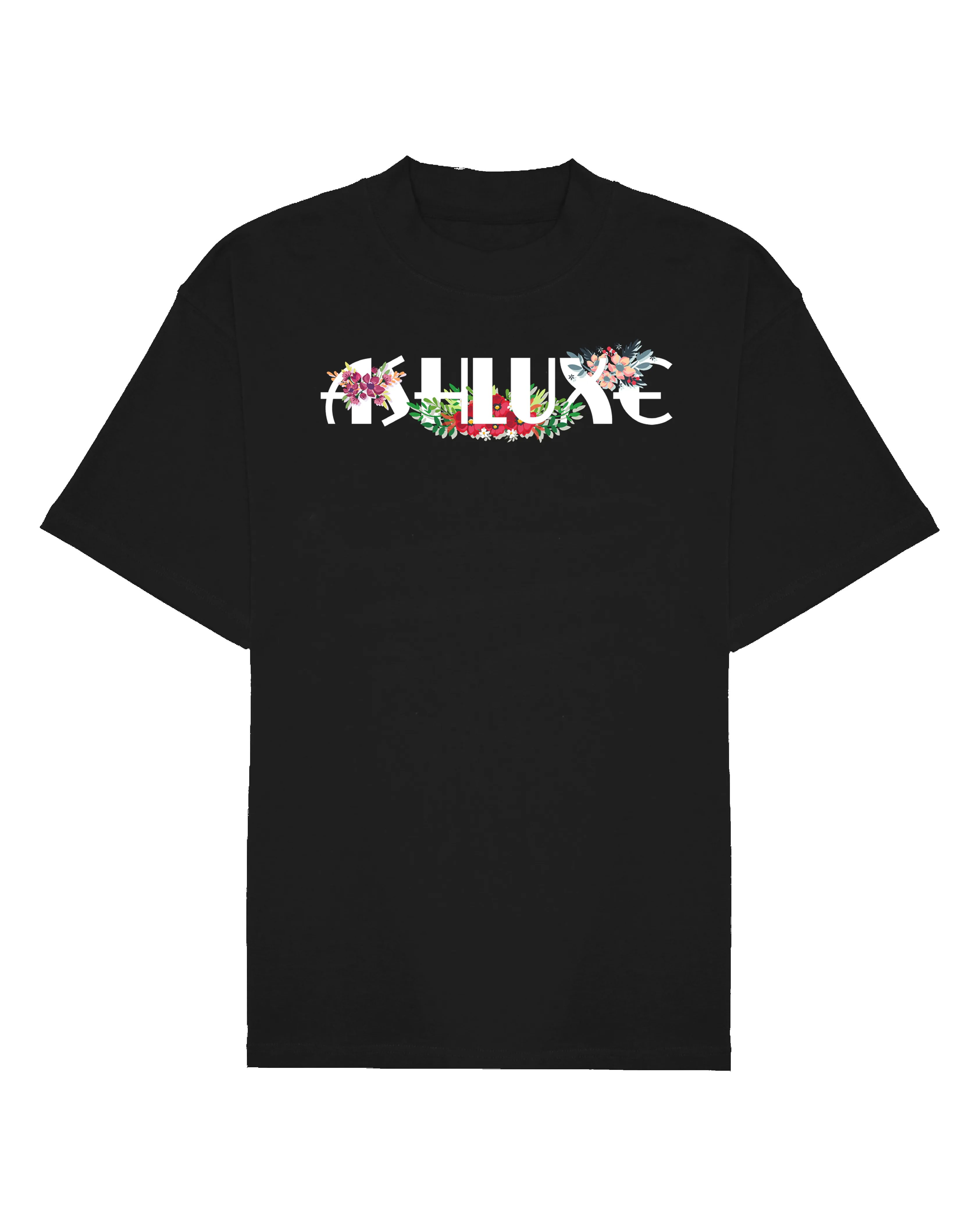 Ashluxe Neo Garden logo Tee Black sold by Ashluxe