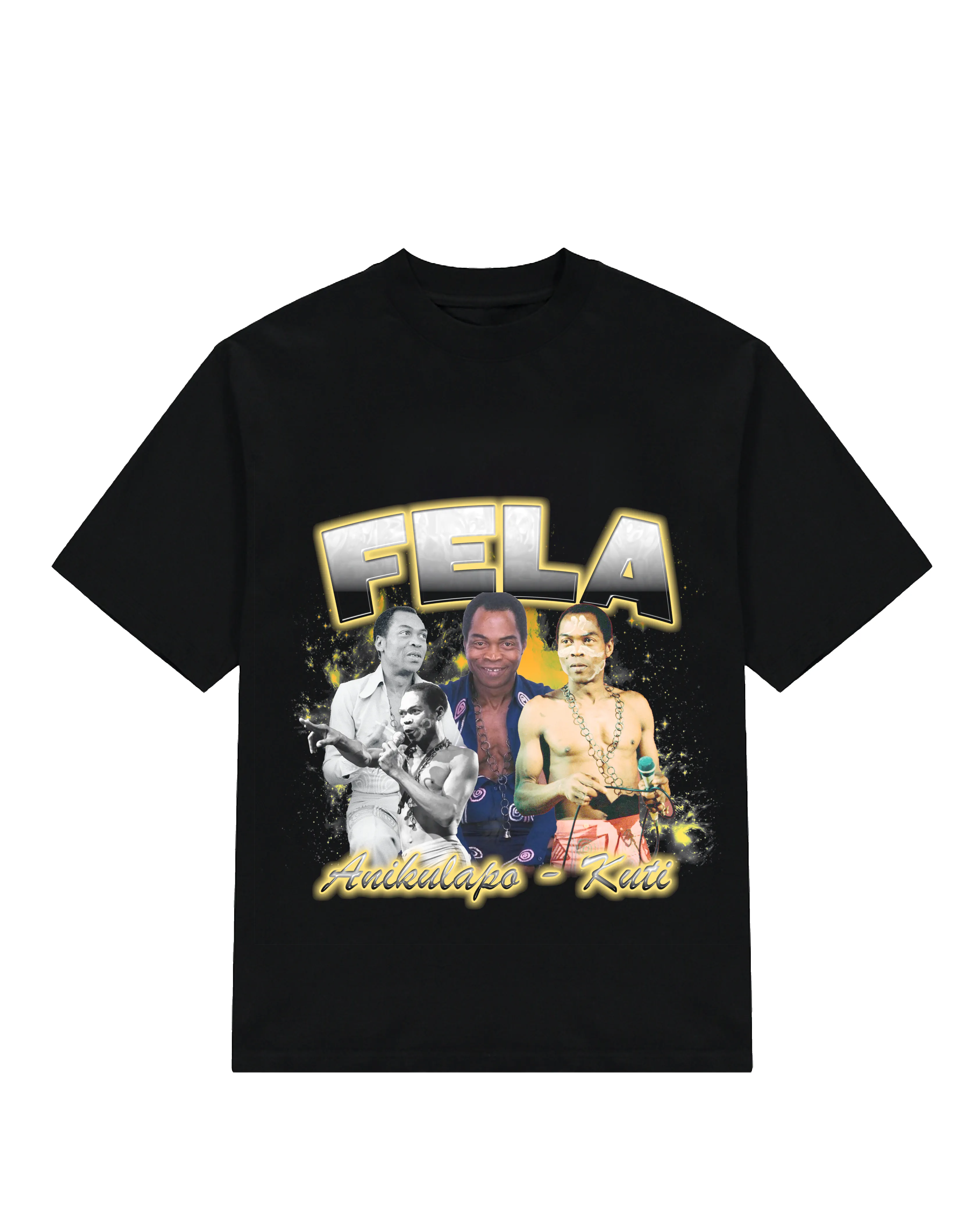 🎁 Ashluxe Heritage De Fela Tee Black (100% off) sold by Ashluxe