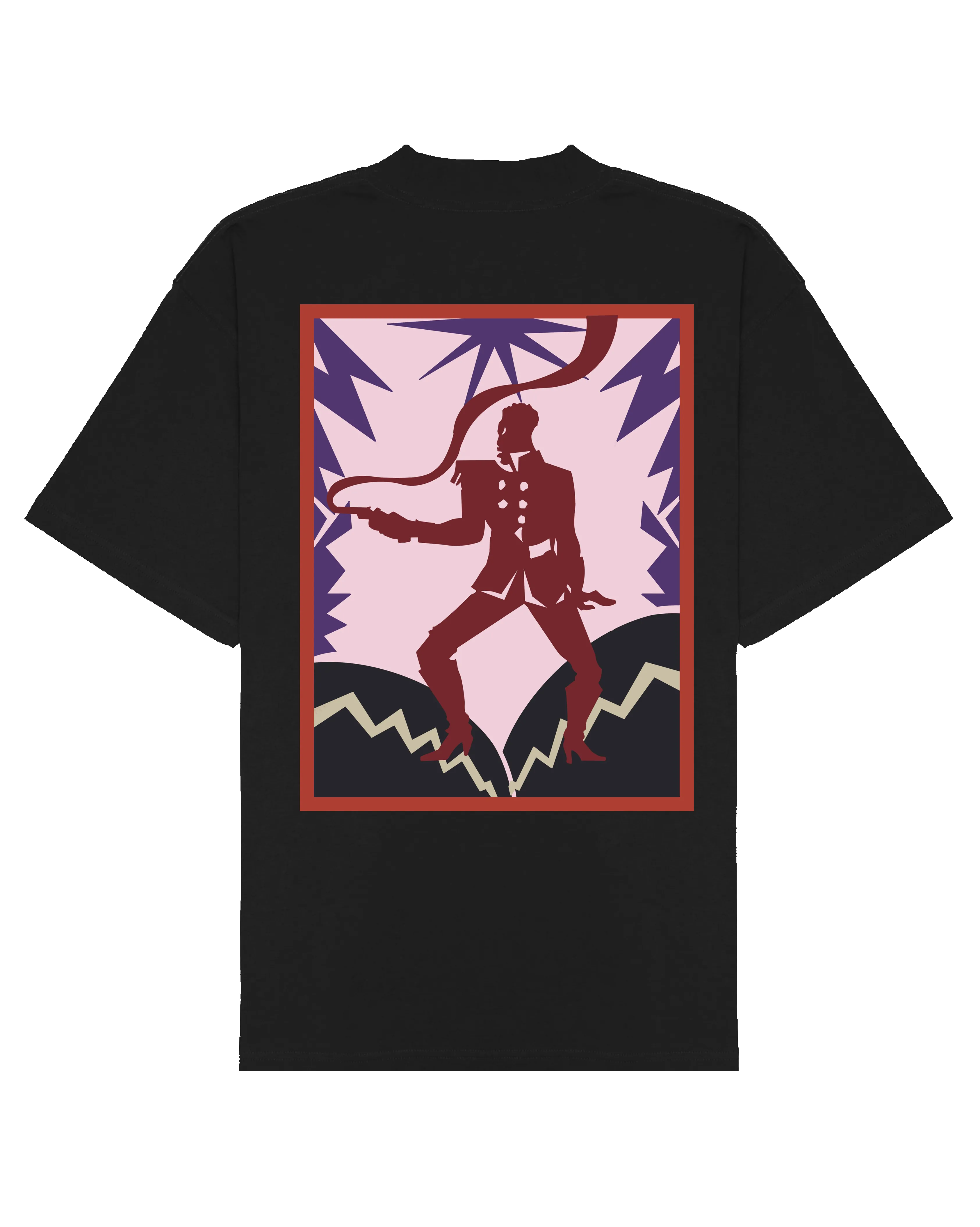 Ashluxe Kalakuta Inspired Badge T-shirt Black sold by Ashluxe product image thumbnail 2