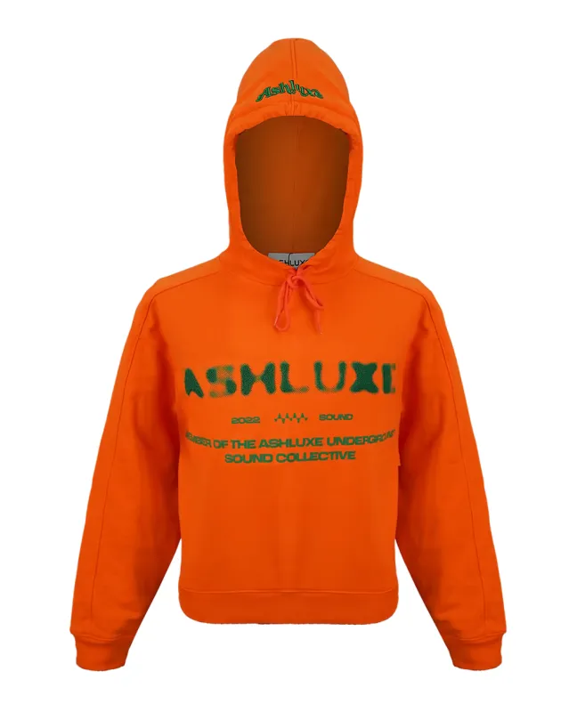 Ashluxe Orange Underground Hoodie sold by Ashluxe