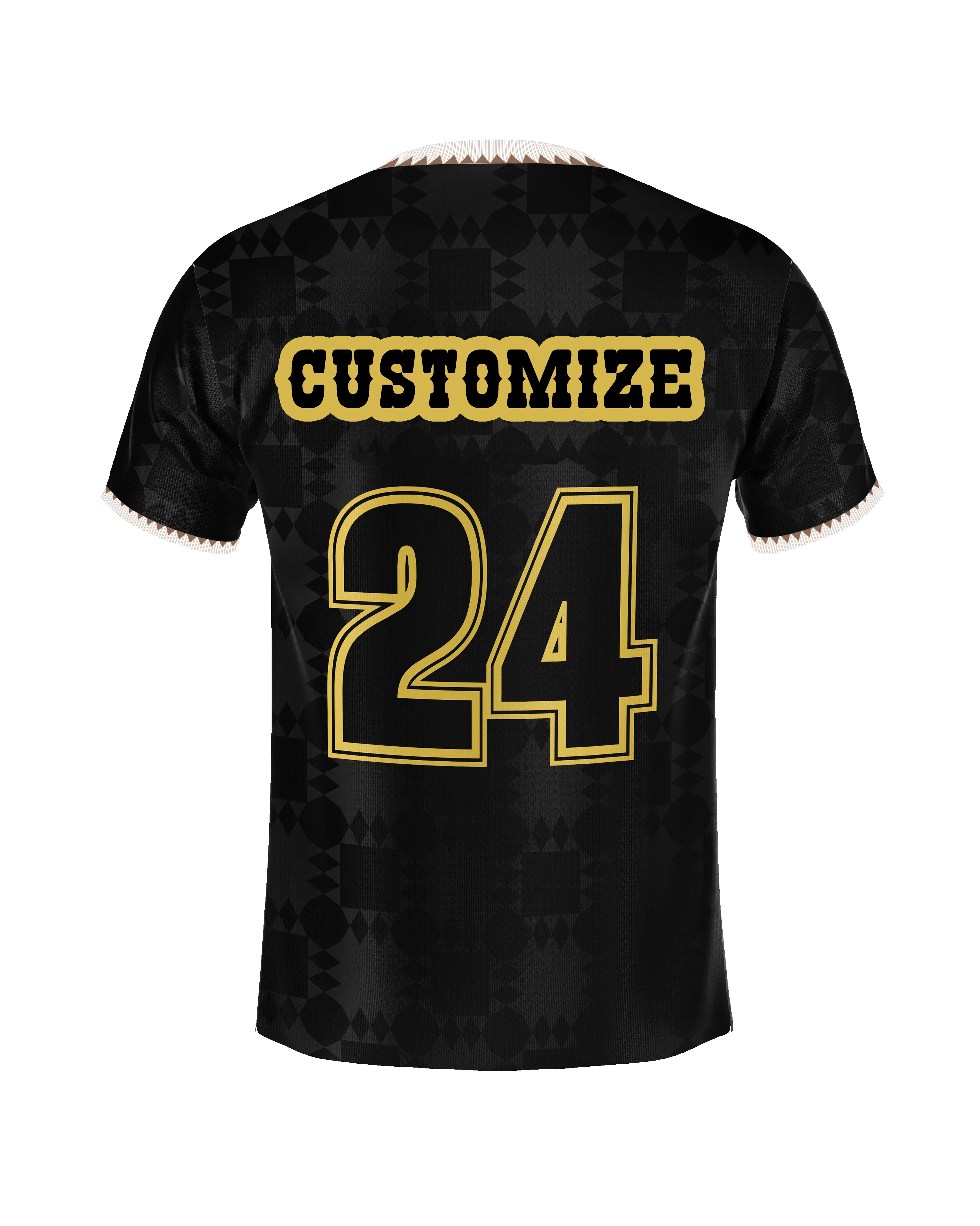 Ashluxe 24 Away Jersey Customized Black sold by Ashluxe product image thumbnail 2