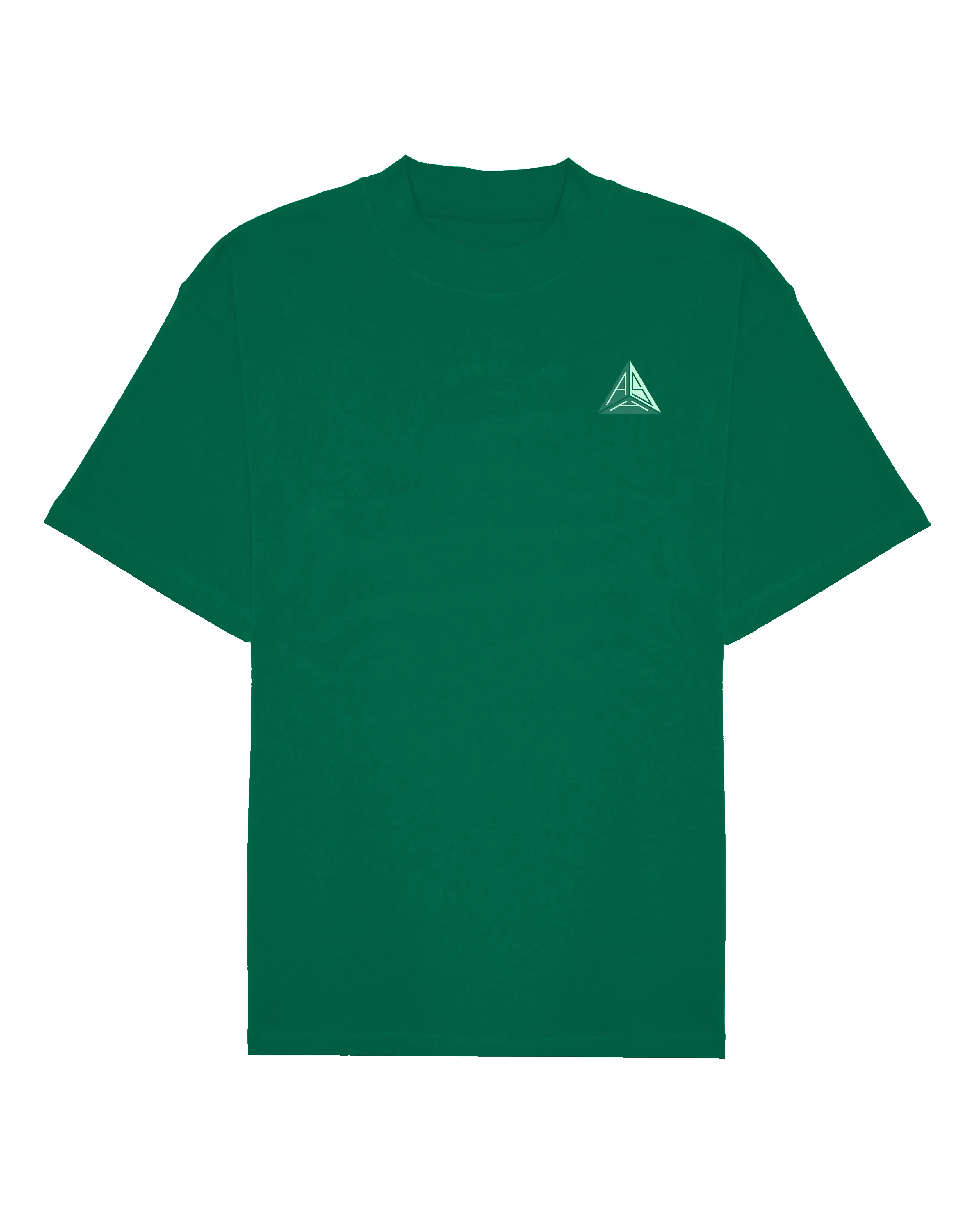 Ashluxe Pyramid Logo T-shirt Green sold by Ashluxe