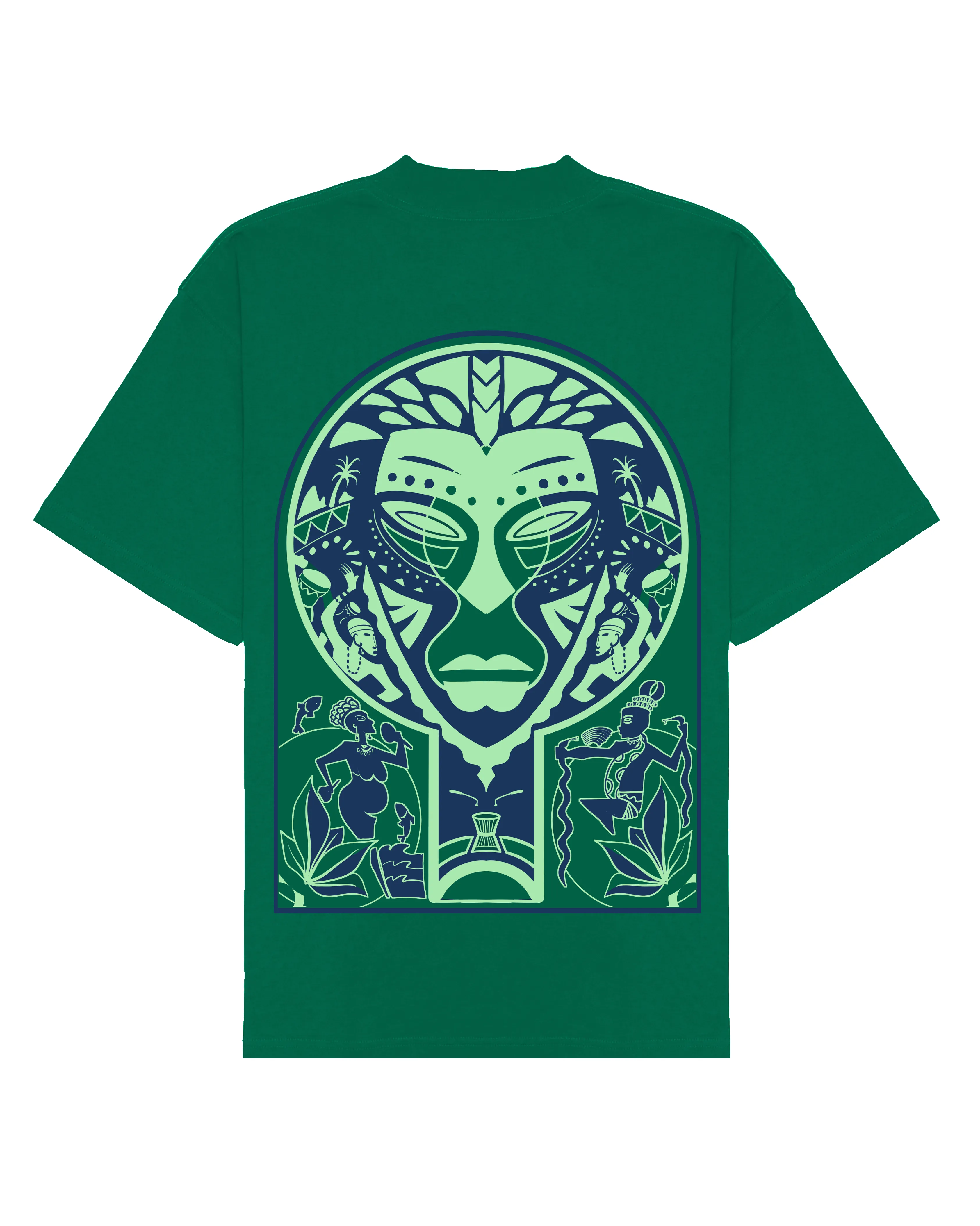 Ashluxe Pyramid Logo T-shirt Green sold by Ashluxe product image thumbnail 2