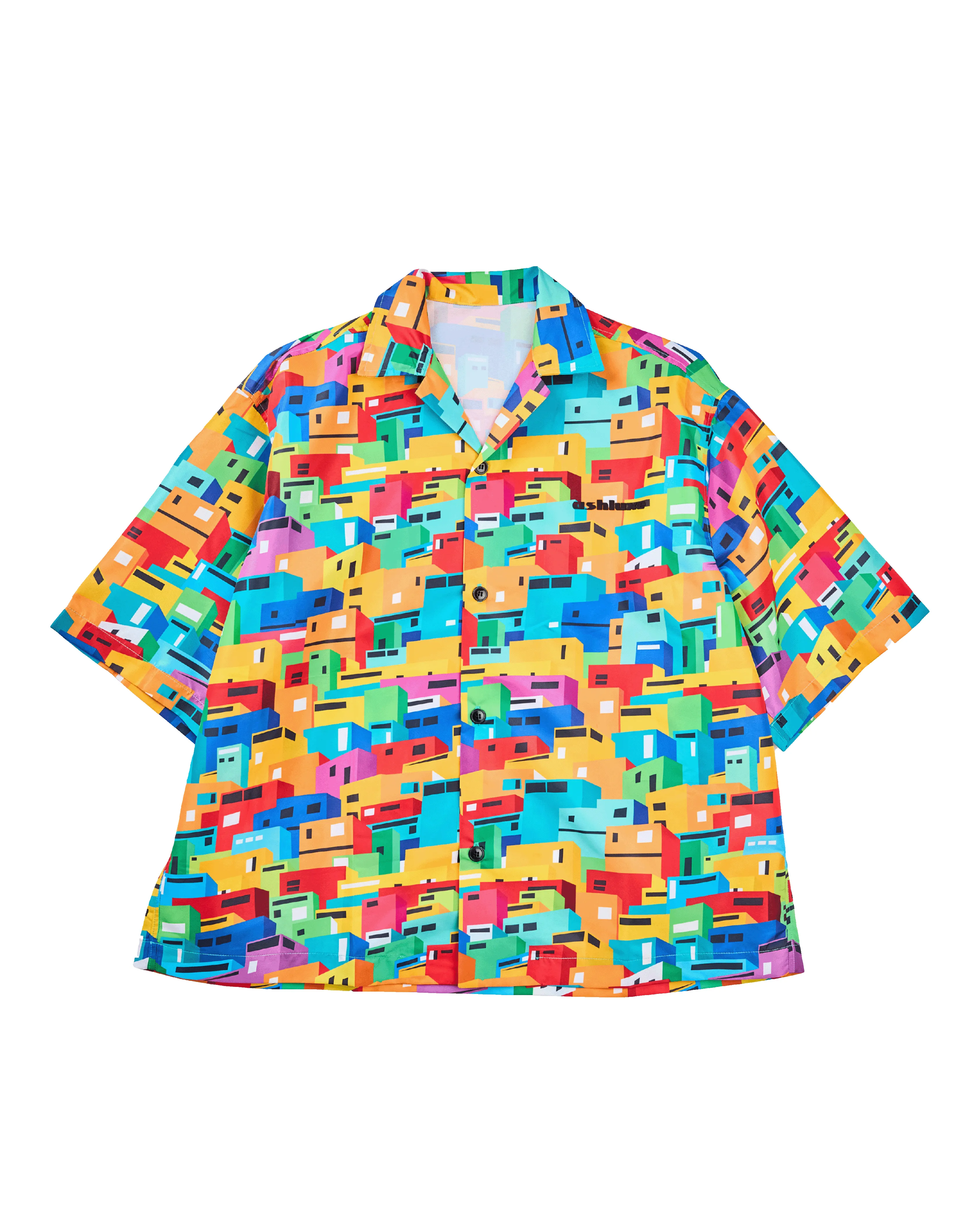 Urban Mosaic Print Swim Shirt Multi sold by Ashluxe product image thumbnail 3