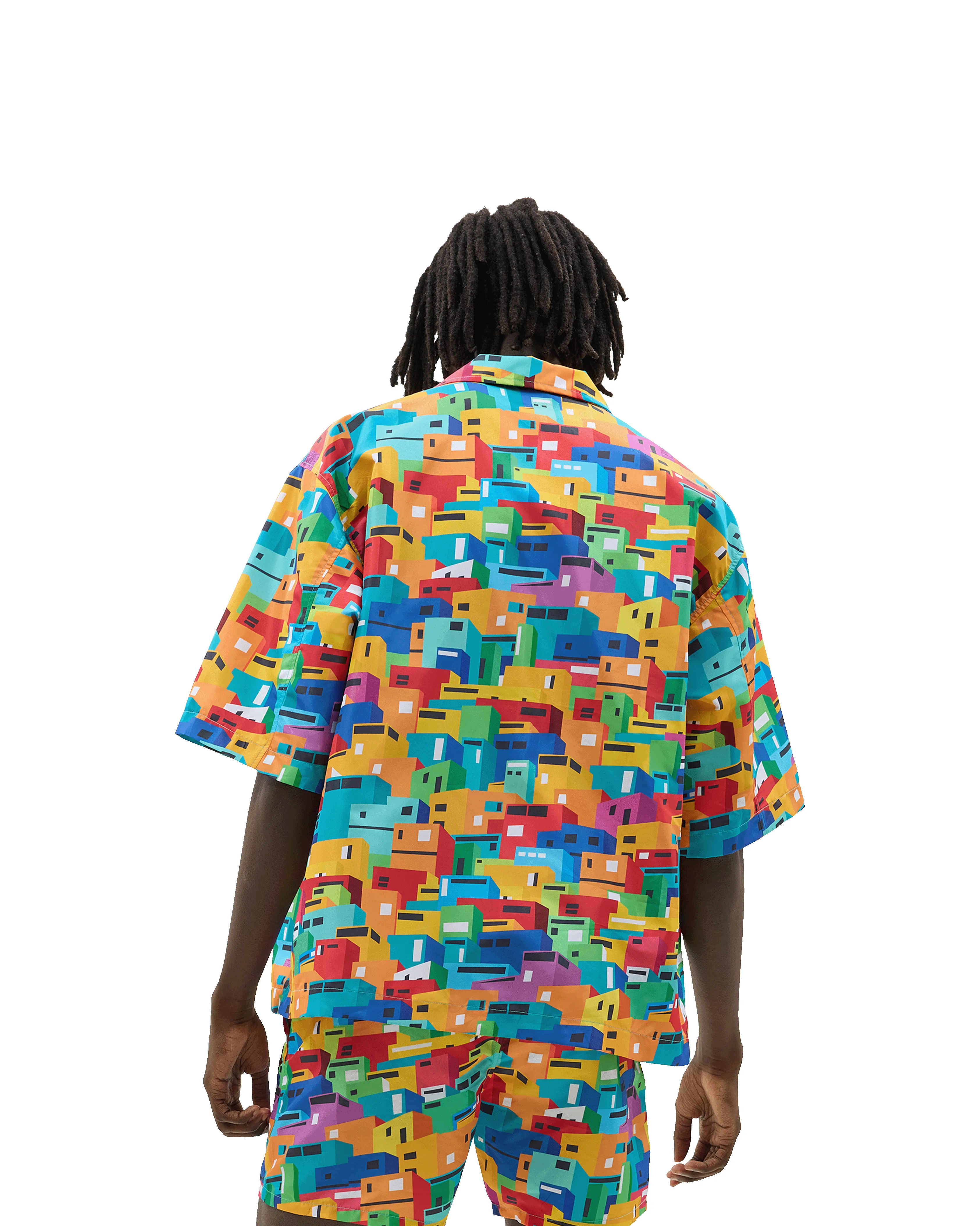 Urban Mosaic Print Swim Shirt Multi sold by Ashluxe product image thumbnail 2