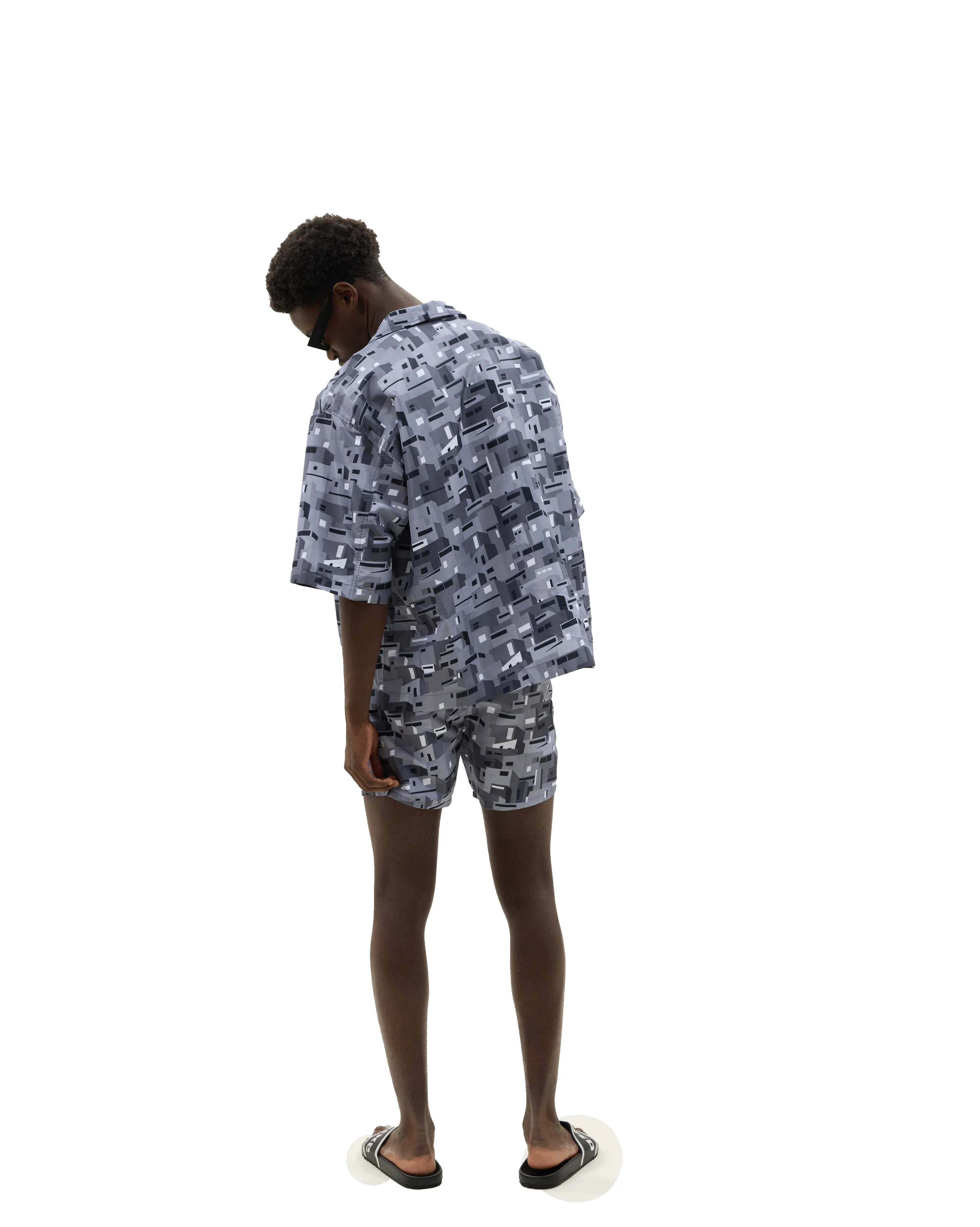 Urban Mosaic Print Swim Shirt sold by Ashluxe product image thumbnail 2