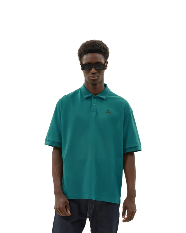 Triangle Logo Polo Shirt Green sold by Ashluxe