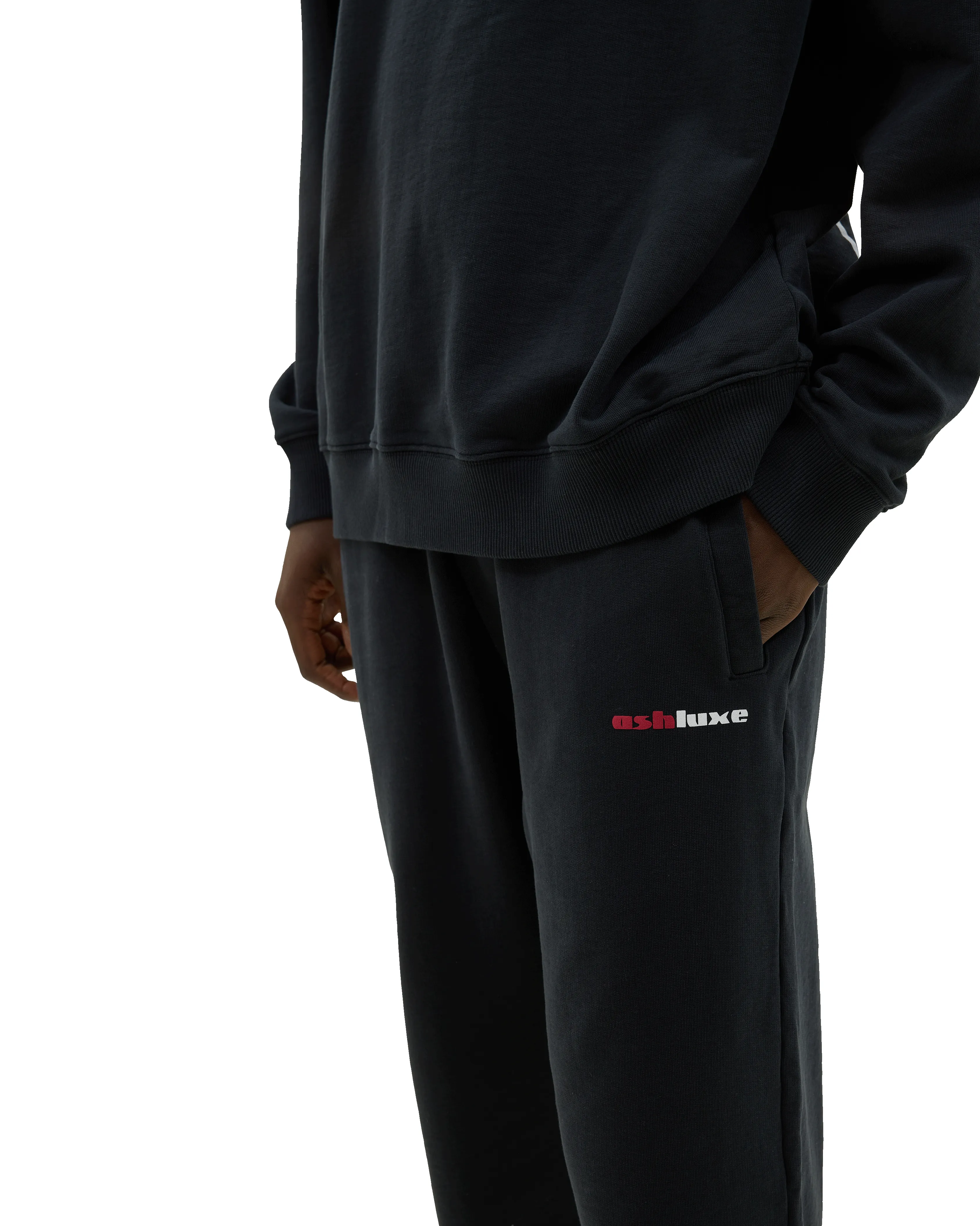 Ashluxe Logo Trackpants Black sold by Ashluxe product image thumbnail 2
