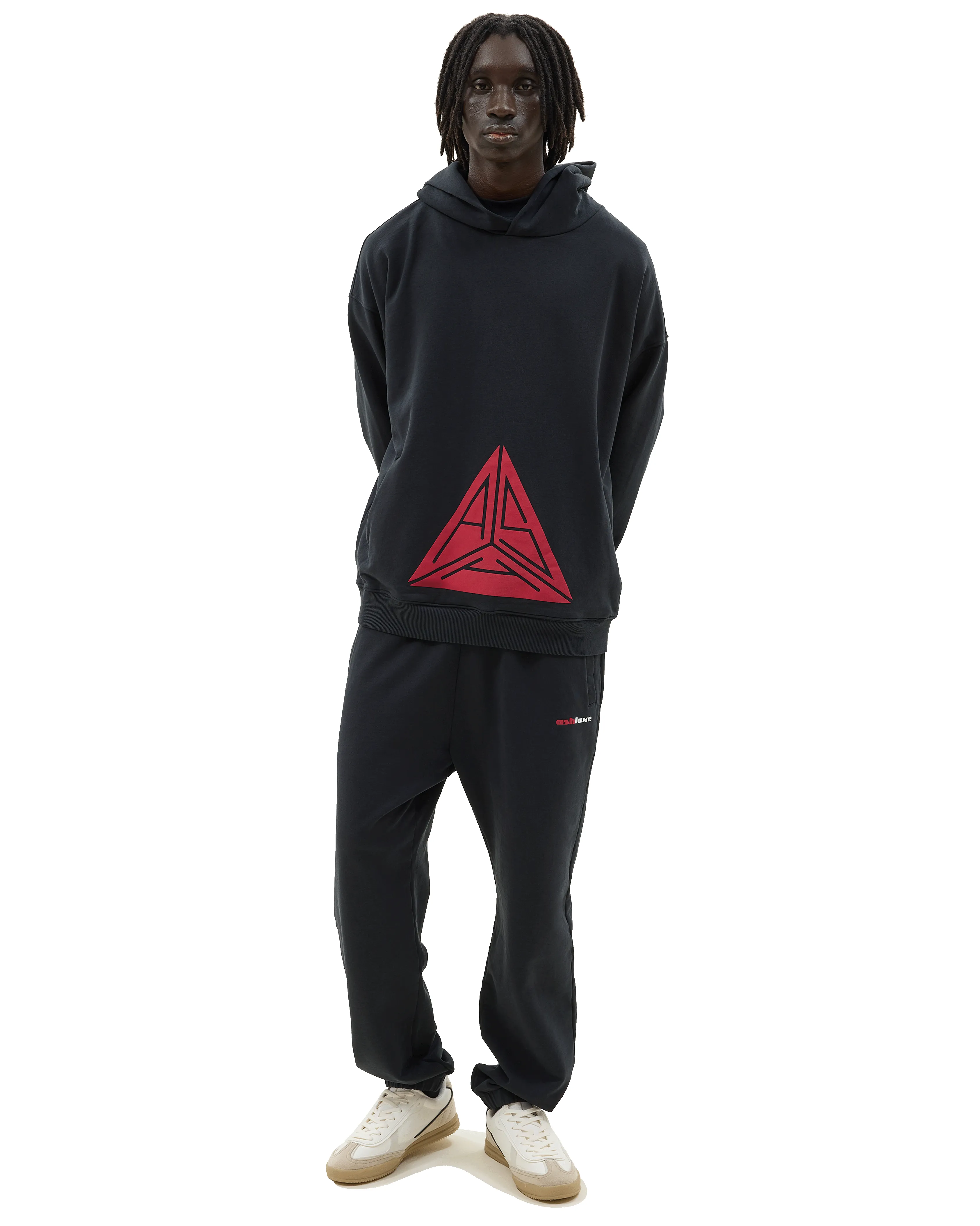 Triangle Logo Hoodie Black sold by Ashluxe