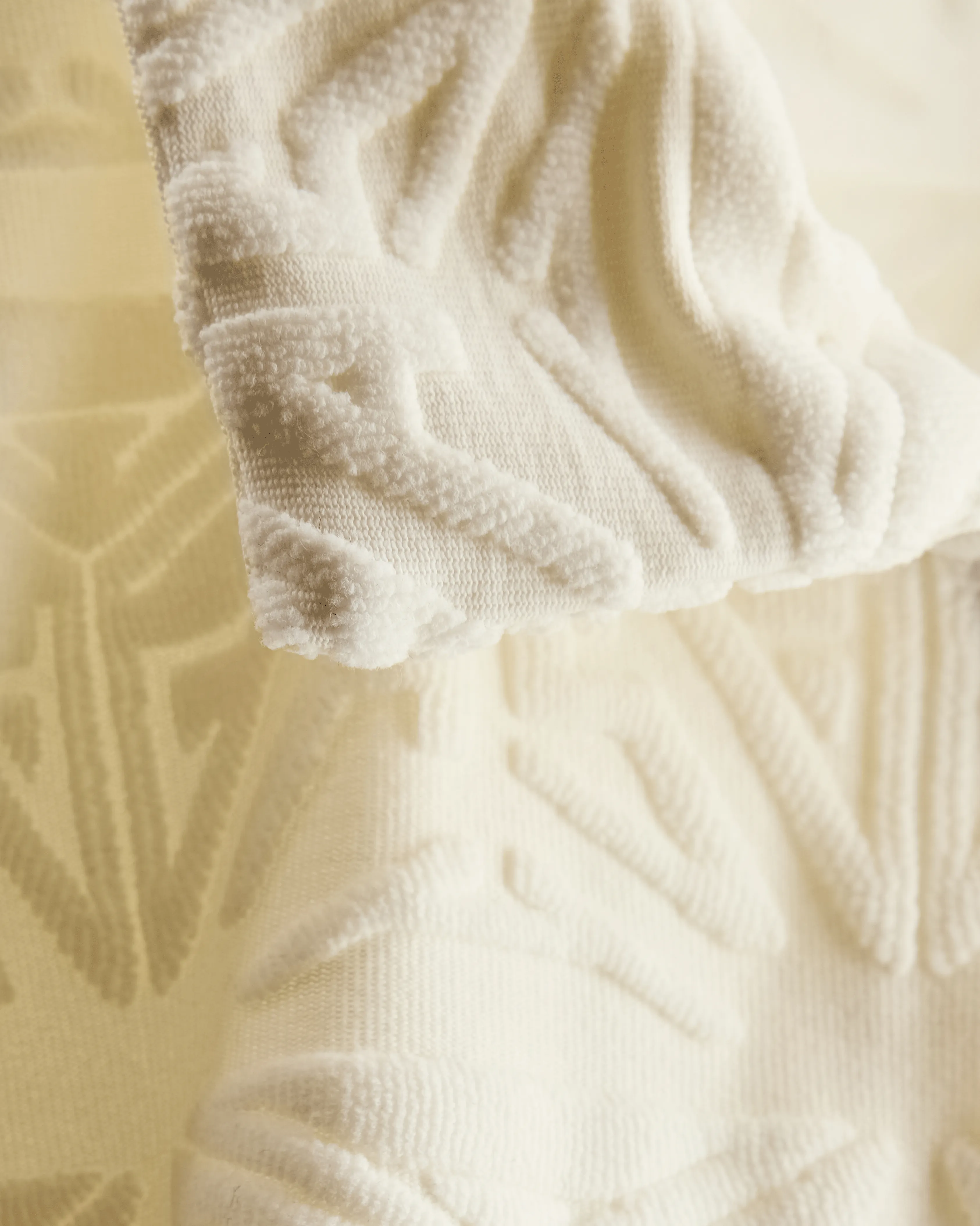 Monogram Plush Cropped Polo Shirt White sold by Ashluxe product image thumbnail 5