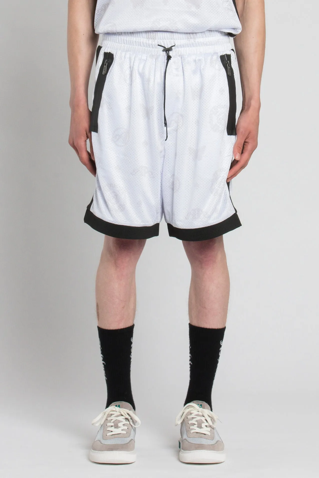 Ashluxe Paradise Basketball White Shorts sold by Ashluxe