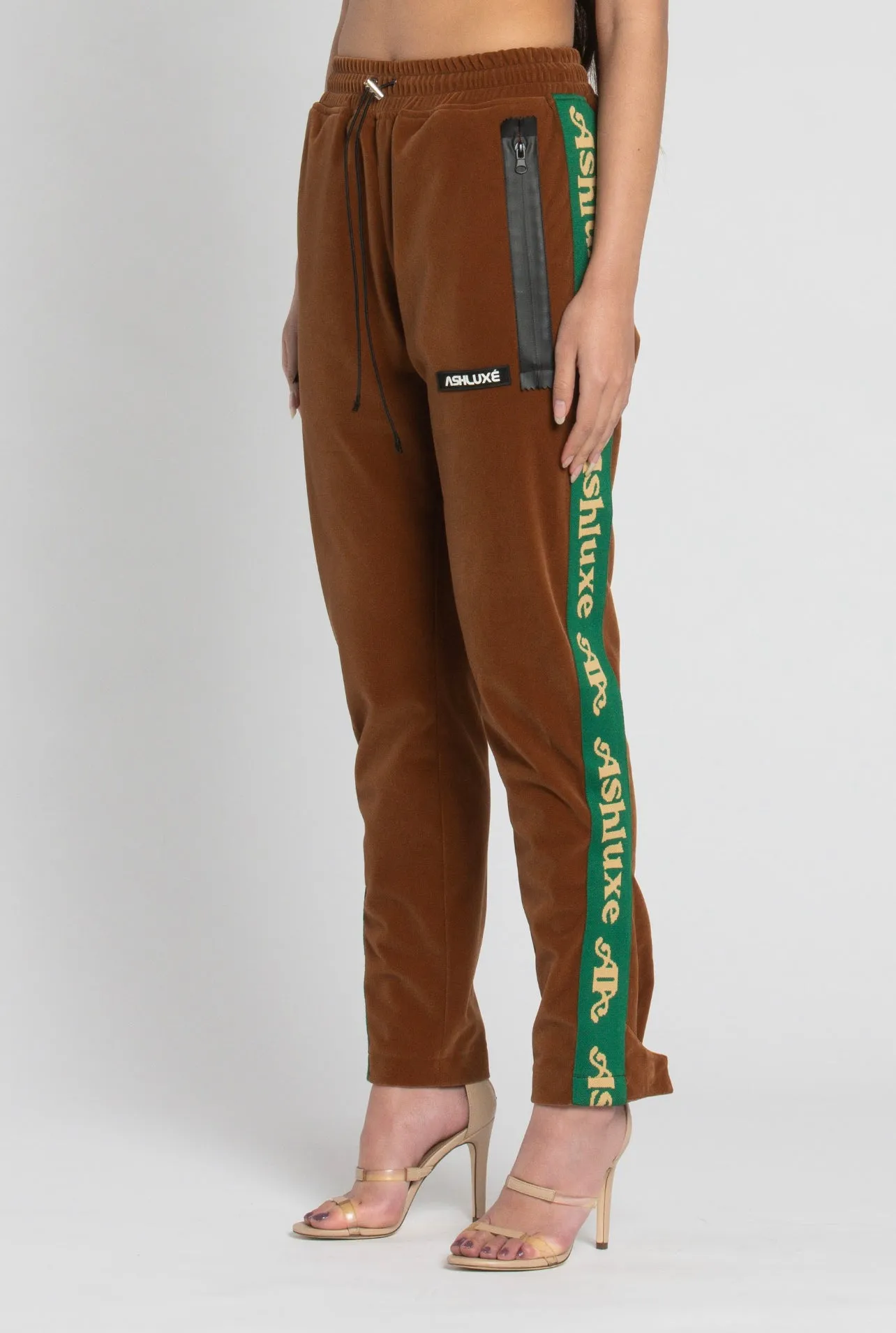 Ashluxe Paradise Track Pant - Brown sold by Ashluxe product image thumbnail 2