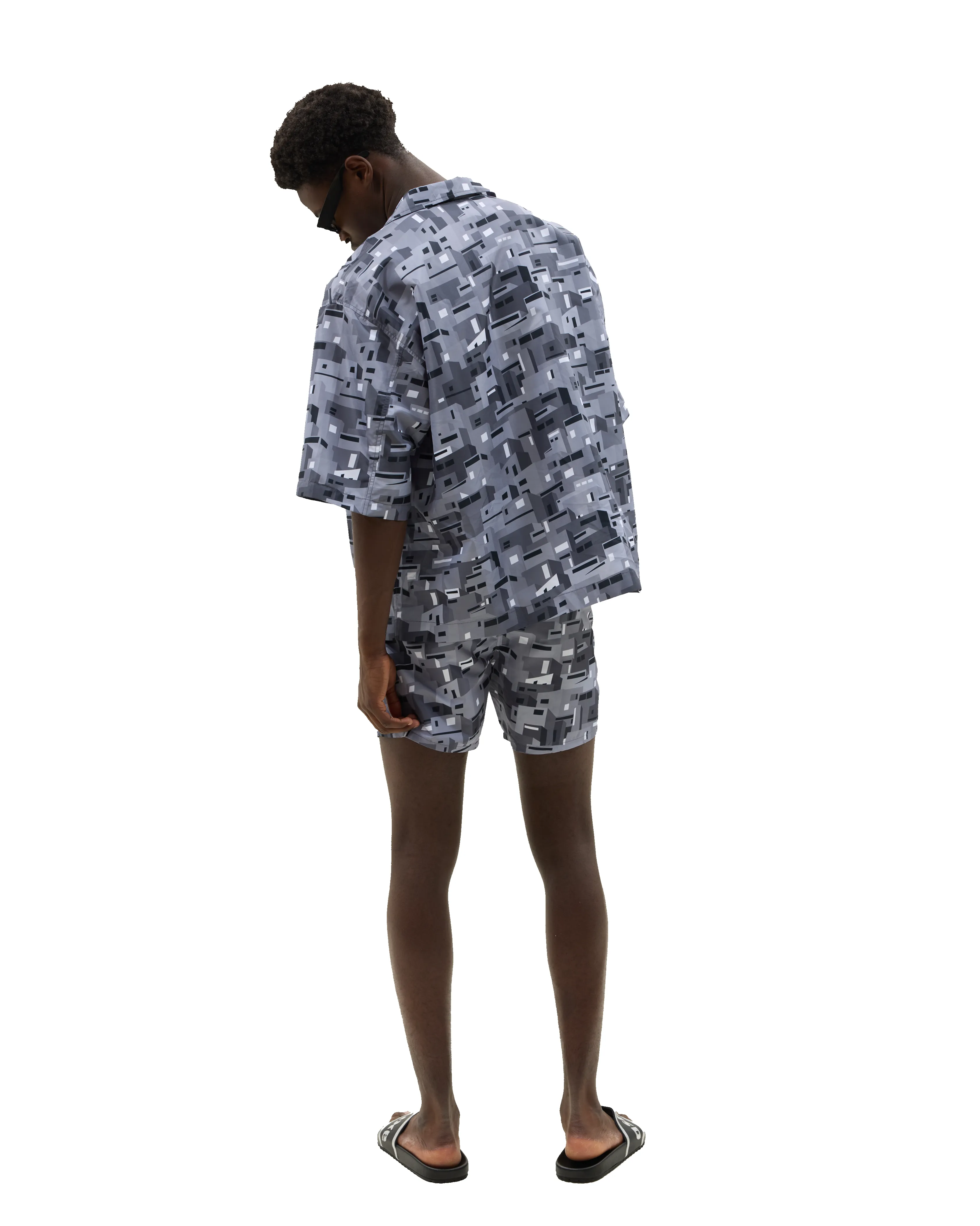 Urban Mosaic Print Swim Shorts sold by Ashluxe product image thumbnail 4
