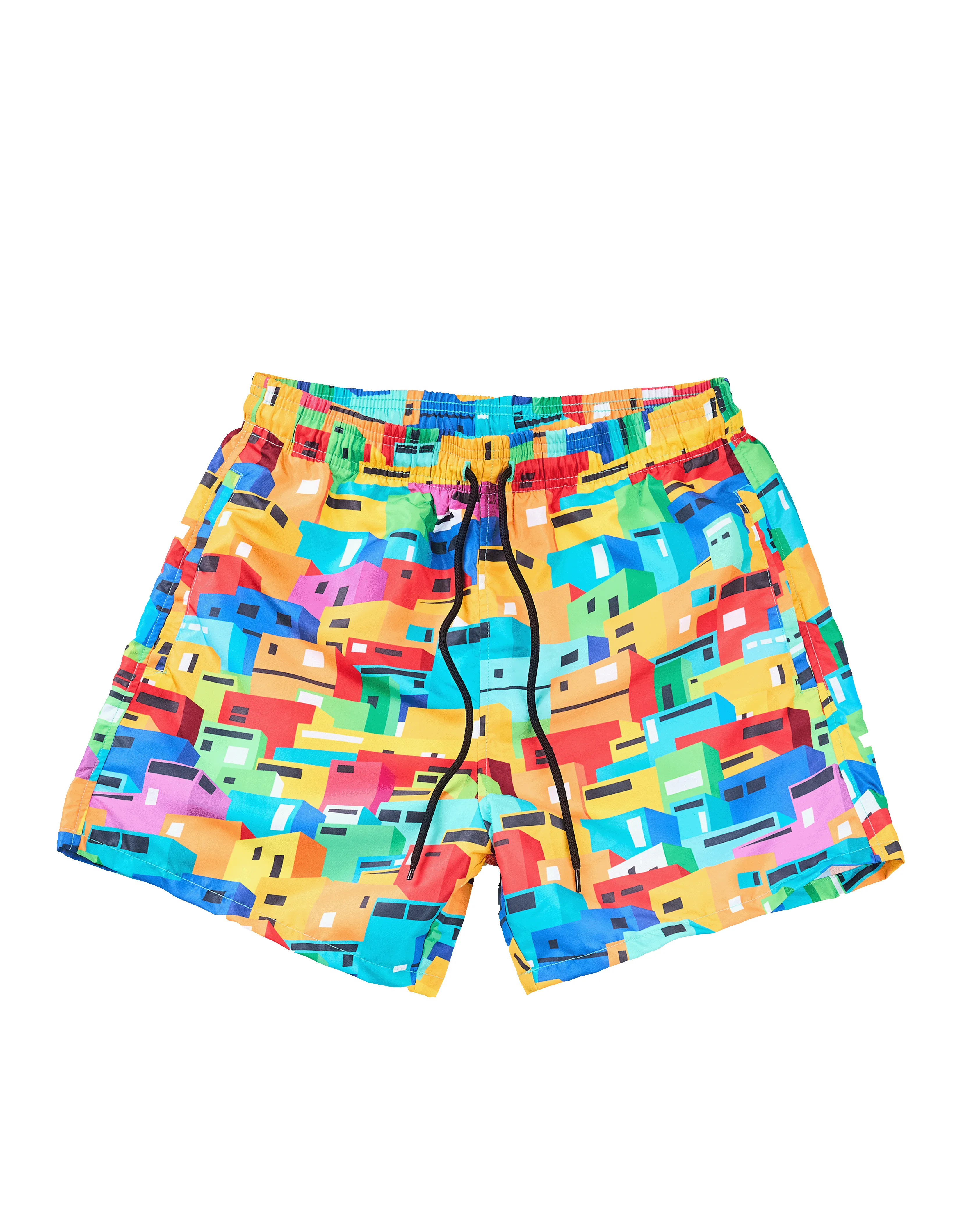 Urban Mosaic Print Swim Shorts Multi sold by Ashluxe