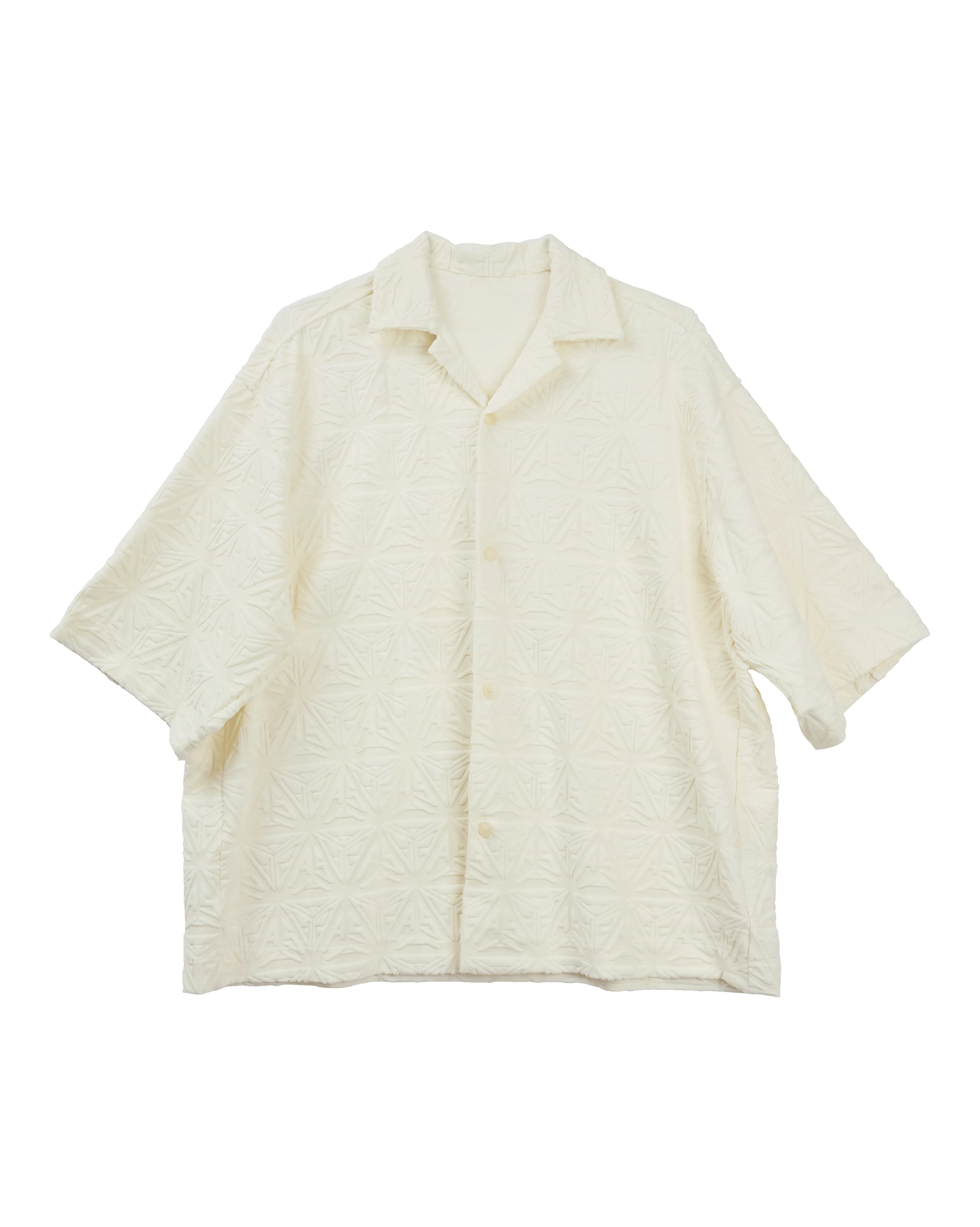 Monogram Plush Jersey Bowling Shirt sold by Ashluxe