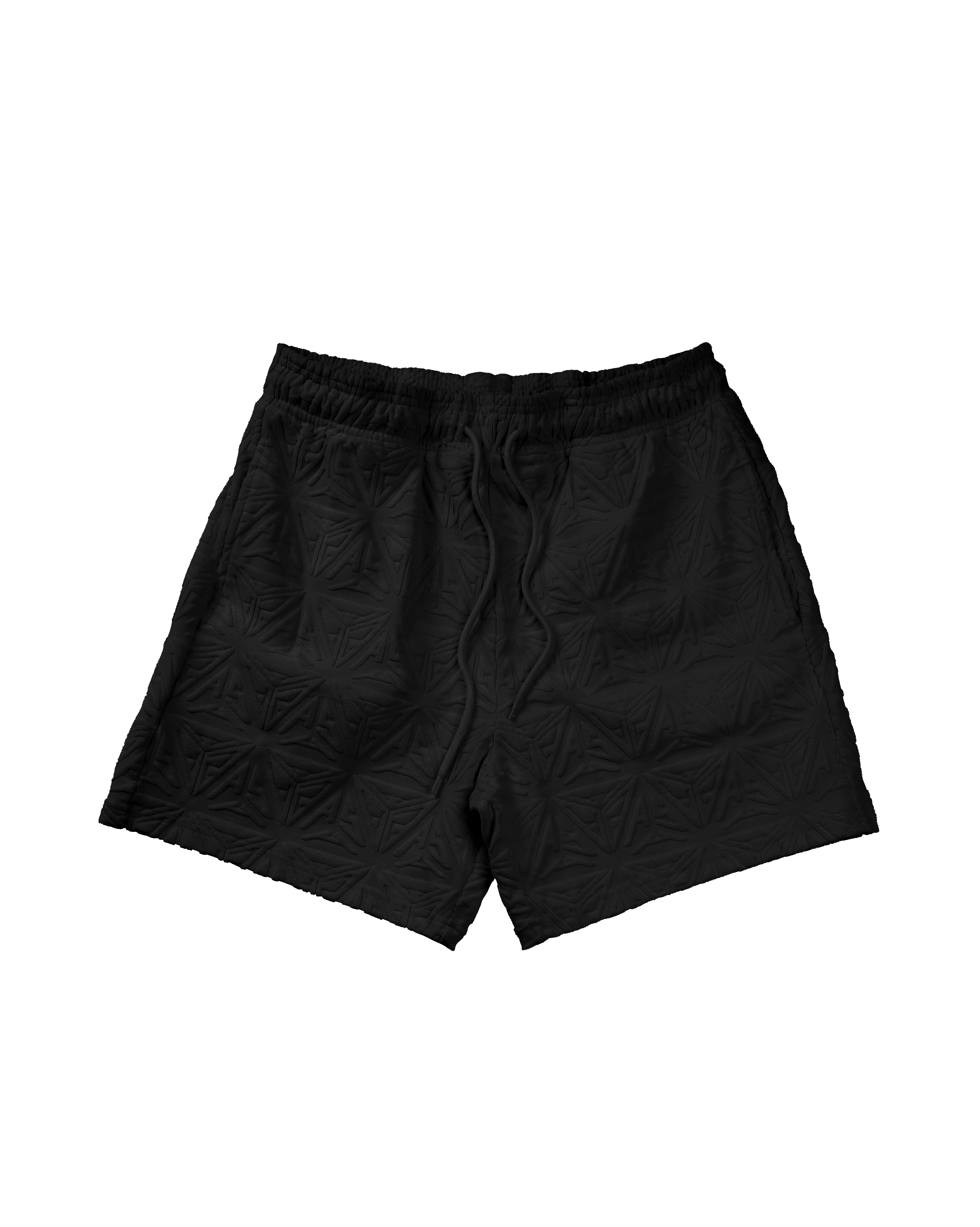 Monogram Plush Jersey Long Shorts Black sold by Ashluxe