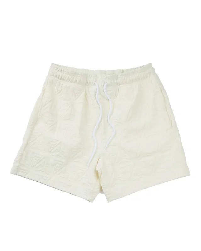 Monogram Plush Jersey Long Shorts sold by Ashluxe