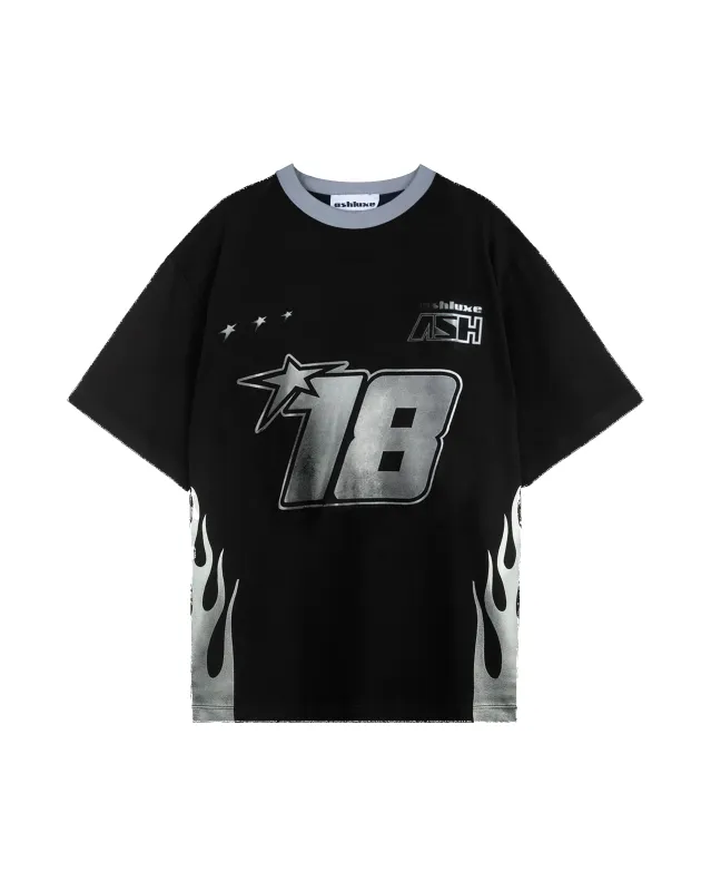 Ashluxe 18 Flame T-Shirt Black sold by Ashluxe