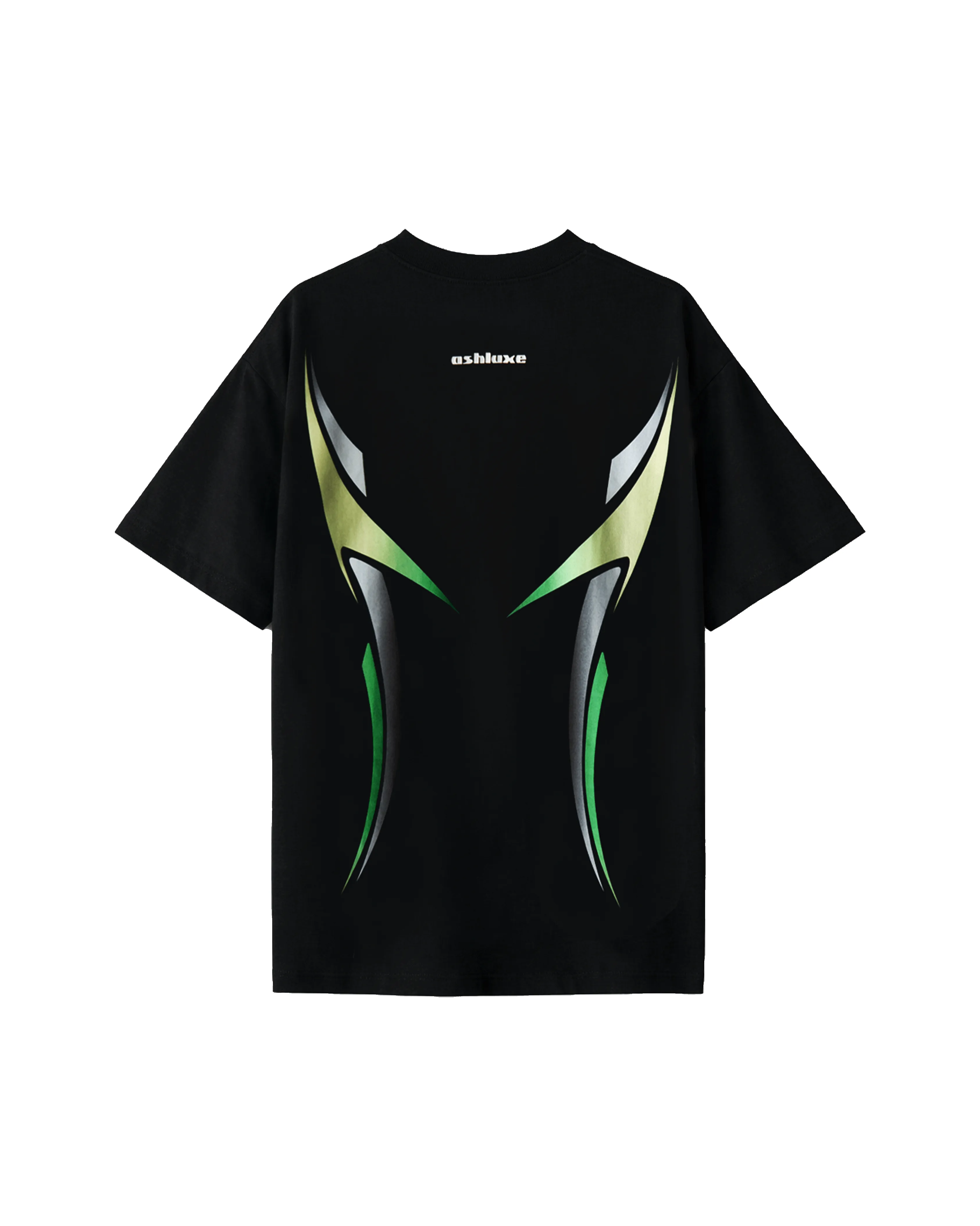 Ashluxe Race Code T-Shirt Black Green sold by Ashluxe product image thumbnail 2