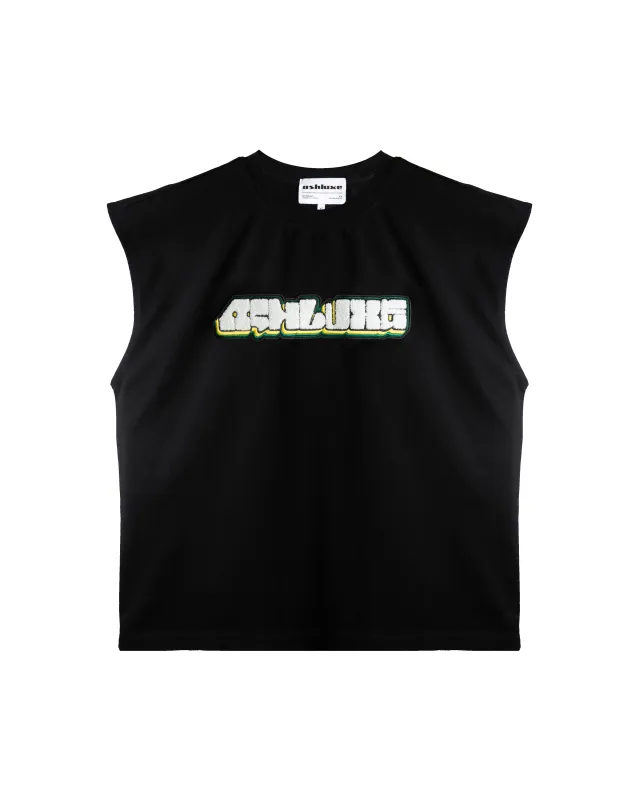 Ashluxe Brazilian Patch Graphic Vest sold by Ashluxe