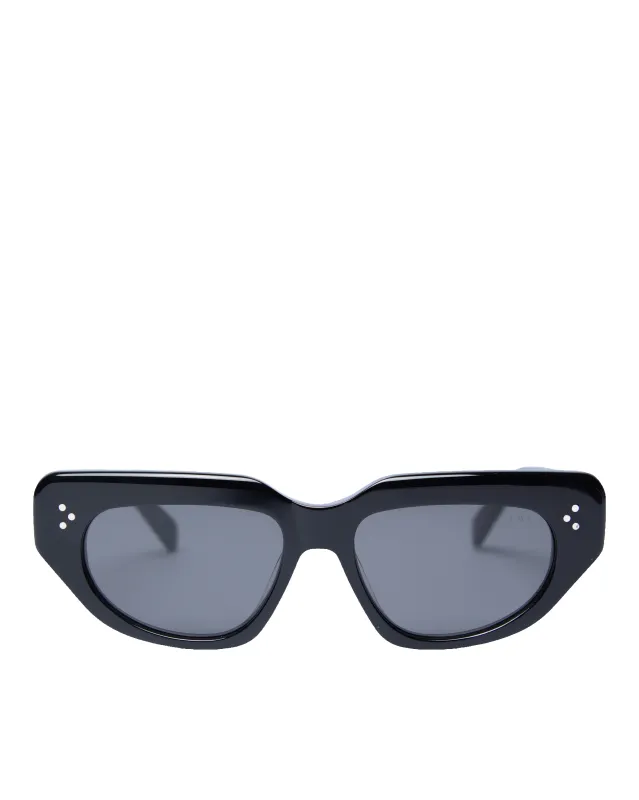 Hardkova Elysian Sunglass Black made by Ashluxe