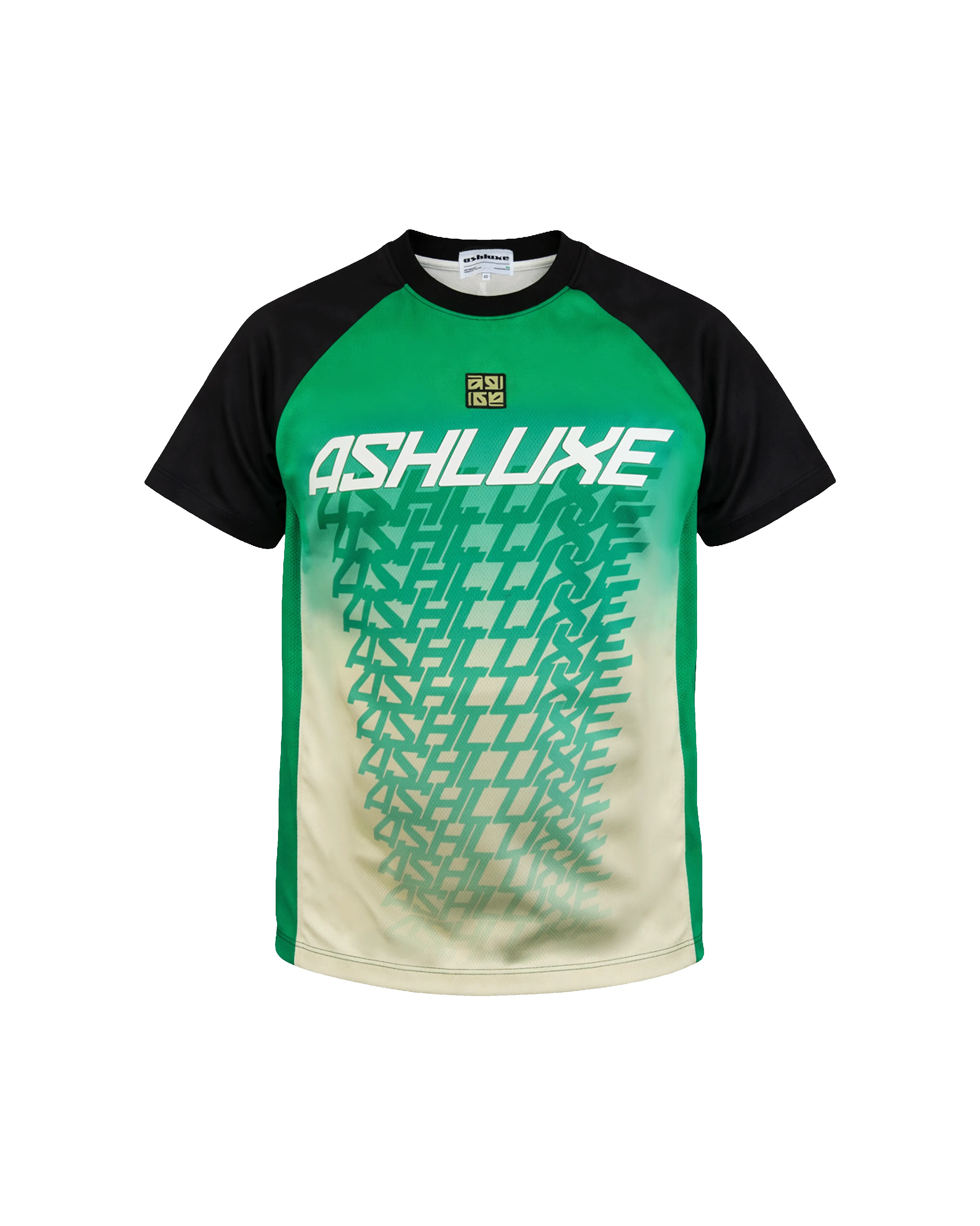 Ashluxe Momentum Jersey T-Shirt Green sold by Ashluxe