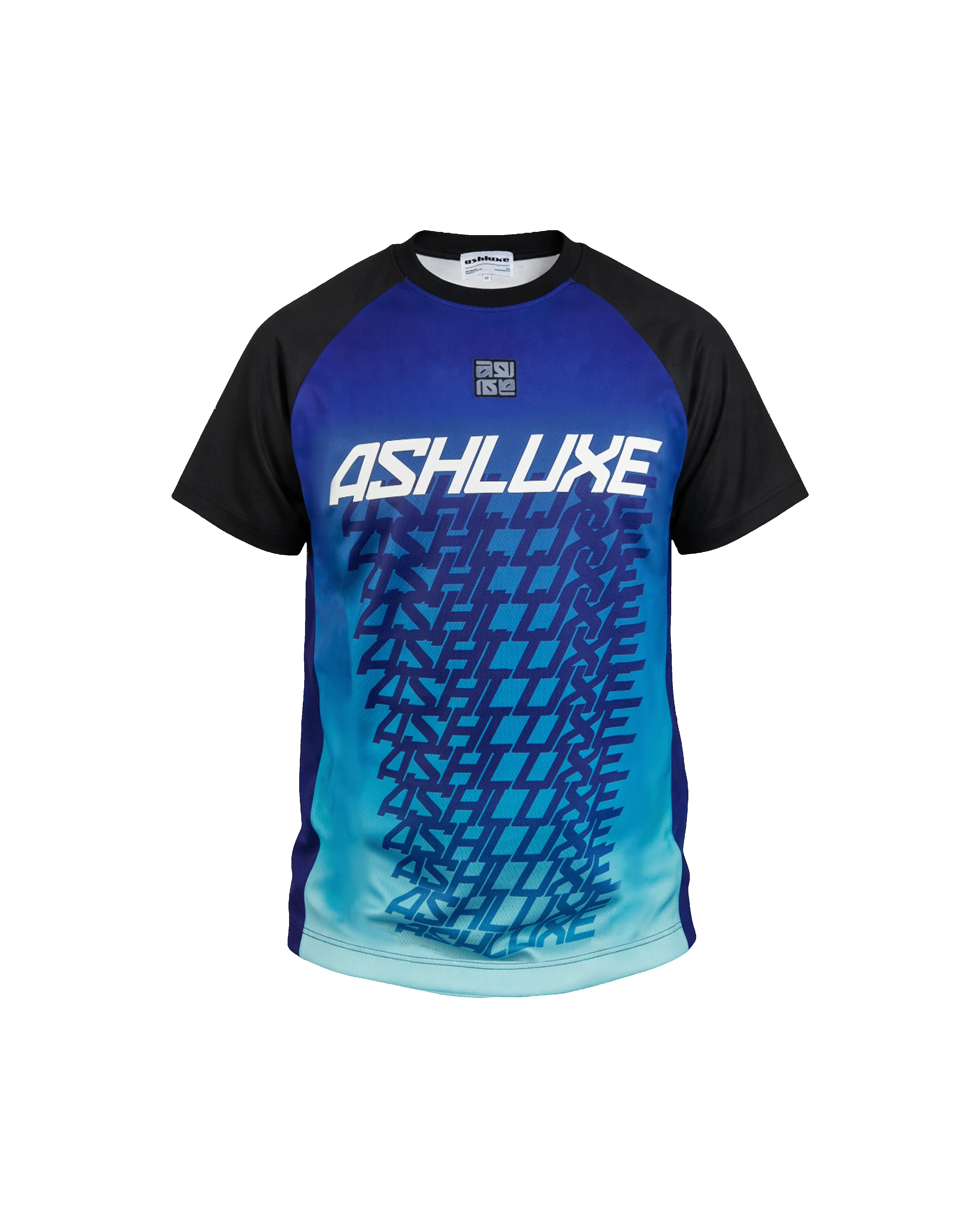Ashluxe Momentum Jersey T-Shirt Blue sold by Ashluxe