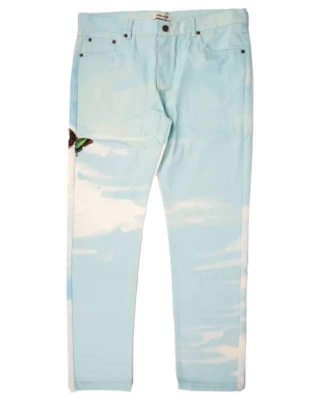 Ashluxe Cloud Denim Pant Cloud made by Ashluxe