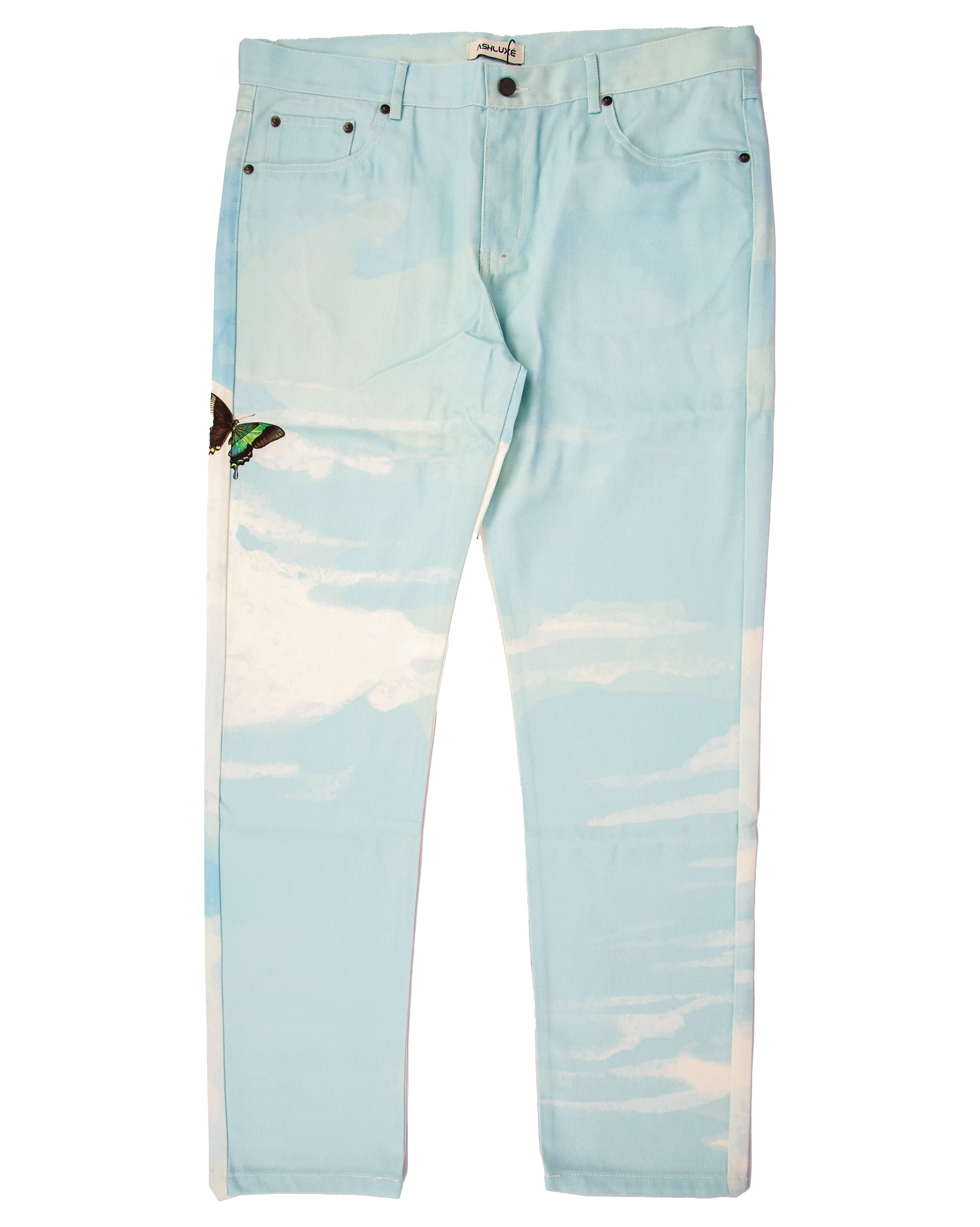 Ashluxe Cloud Denim Pant Cloud sold by Ashluxe