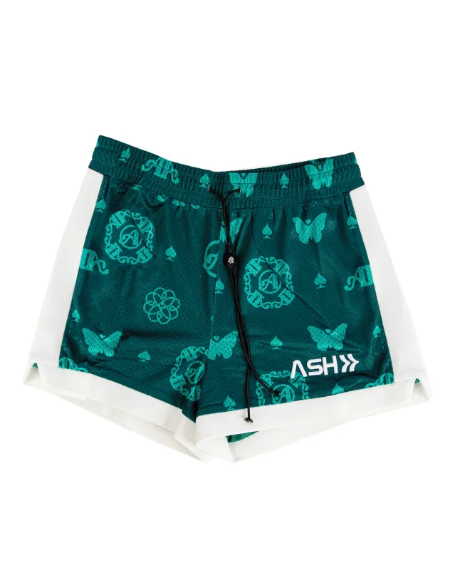 Ashluxe Paradise Basketball Shorts Green made by Ashluxe