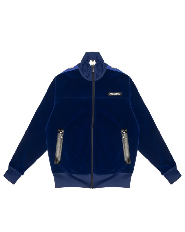 Ashluxe Paradise Track Jacket Blue made by Ashluxe
