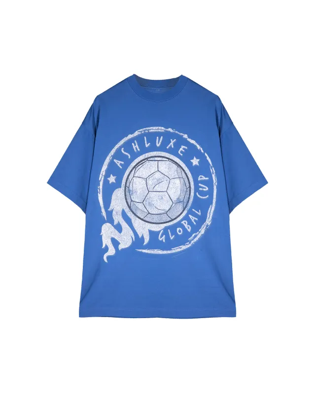 Ashluxe Heritge Ball Insignia Tee Blue made by Ashluxe