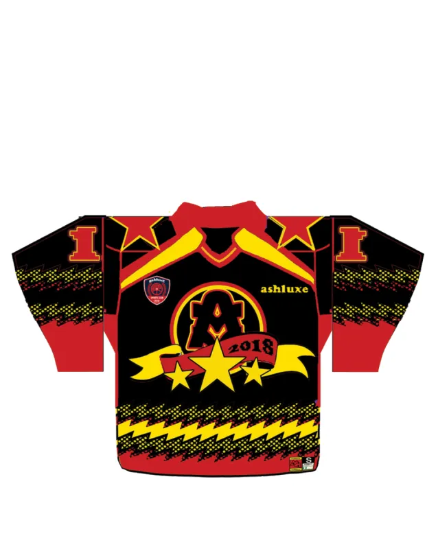 Ashluxe Hockey Jersey Black sold by Ashluxe