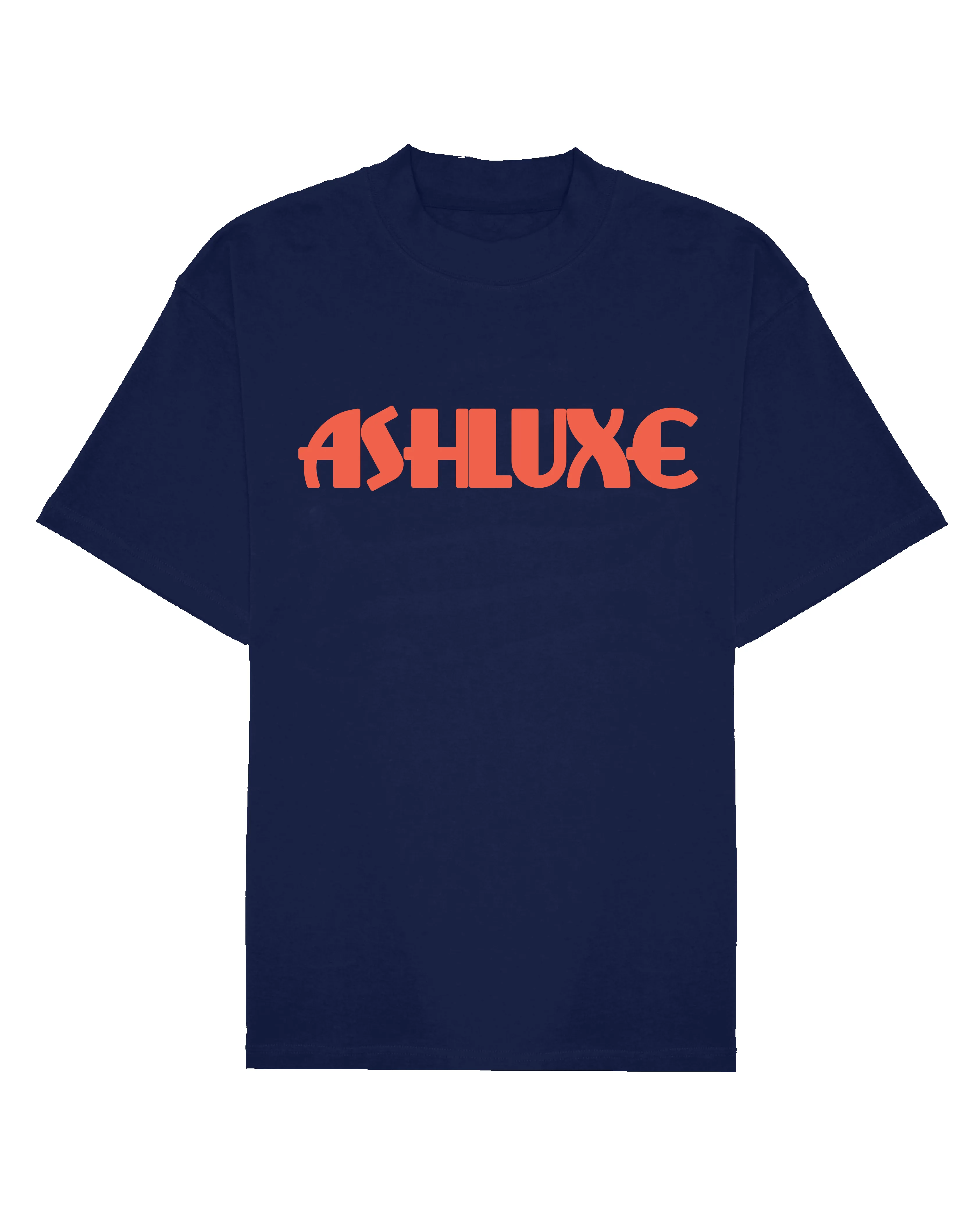 Ashluxe Neo Logo T-shirt Navy sold by Ashluxe