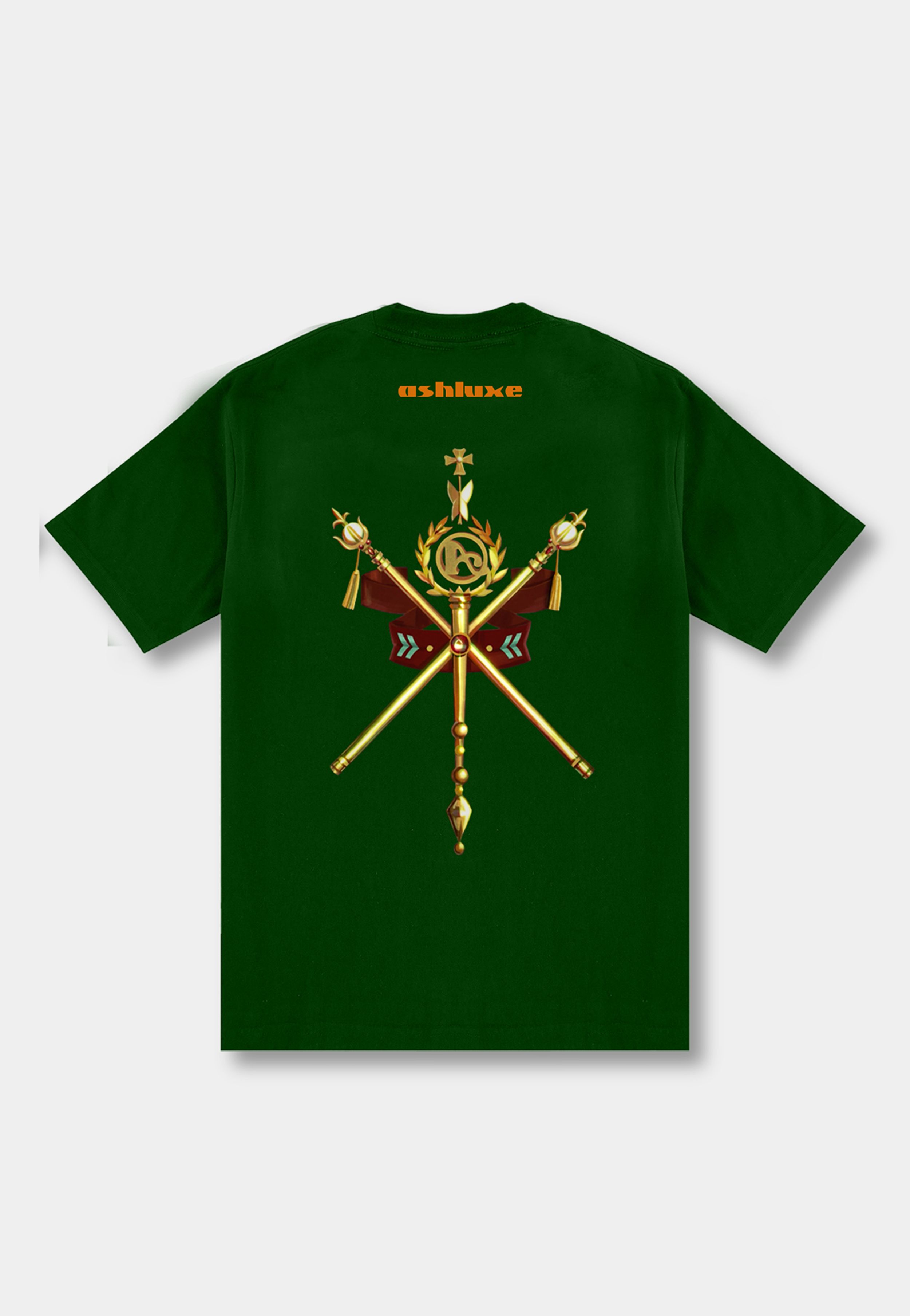 ASHLUXE Collegiate T-shirt - Green sold by Ashluxe product image thumbnail 2