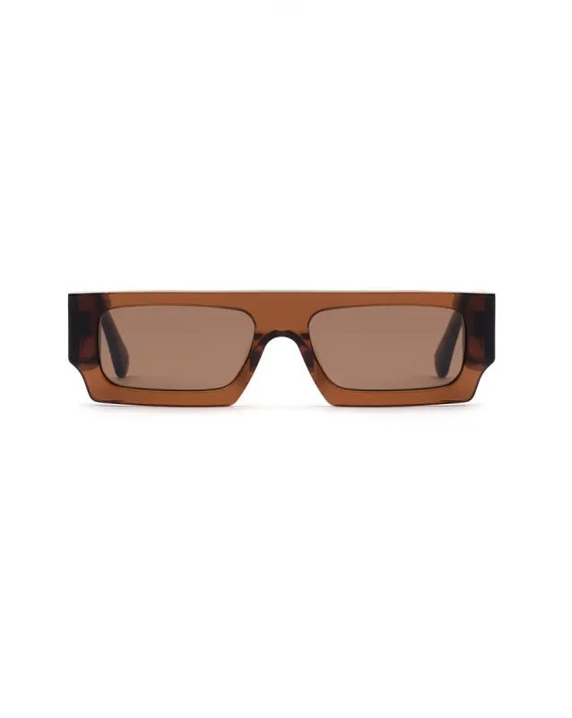 Ashluxe Pixel Earth Sunglasses Brown sold by Ashluxe