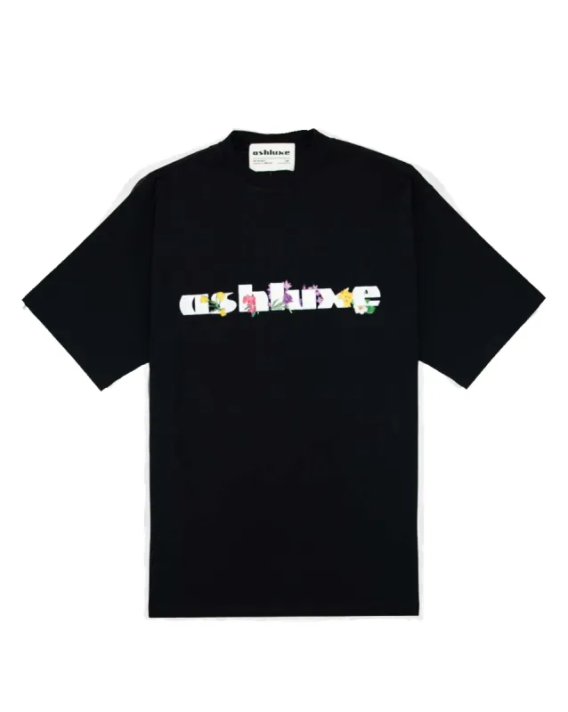 Ashluxe Garden Logo T-shirt Black sold by Ashluxe