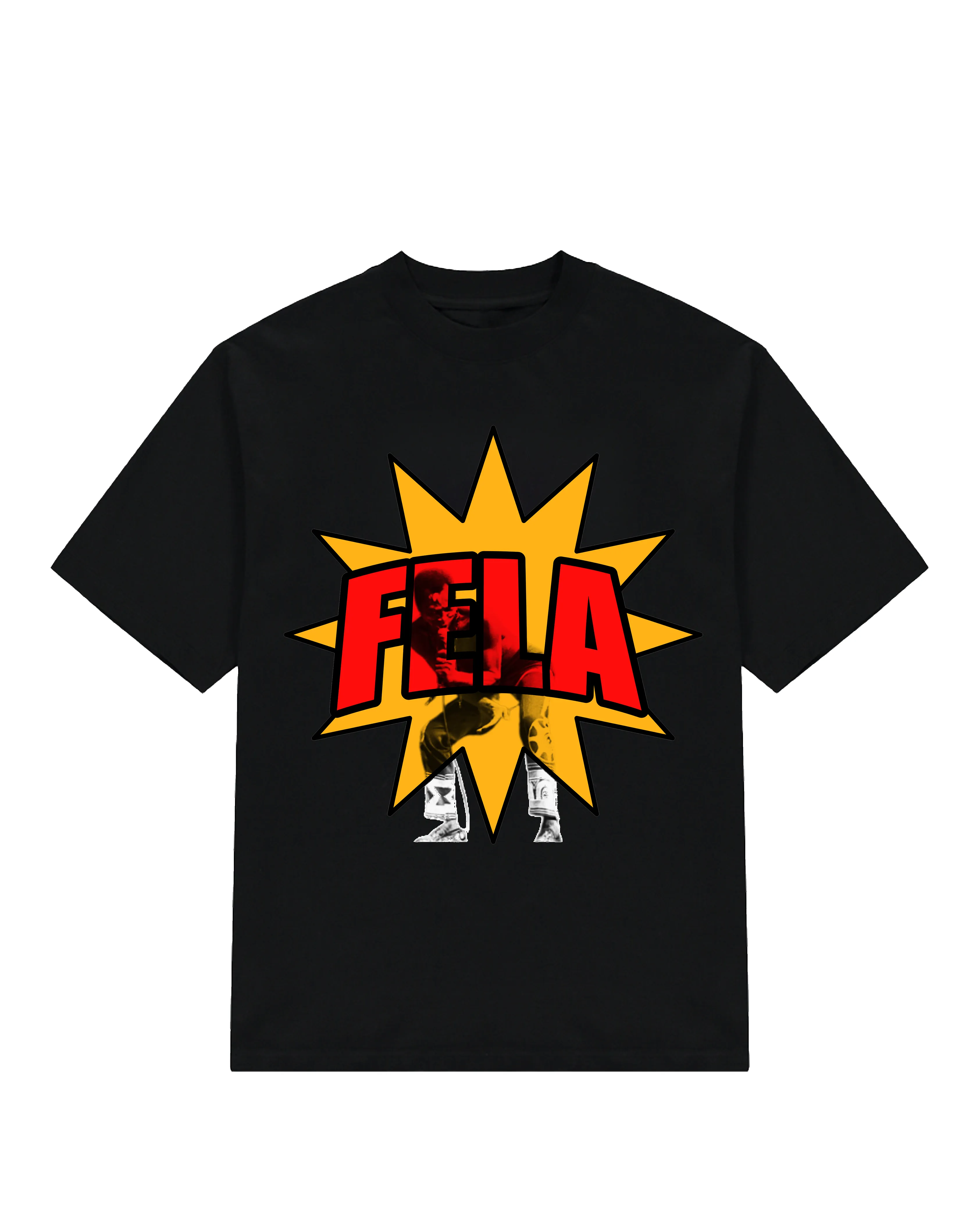 Ashluxe Groove tee Black sold by Ashluxe