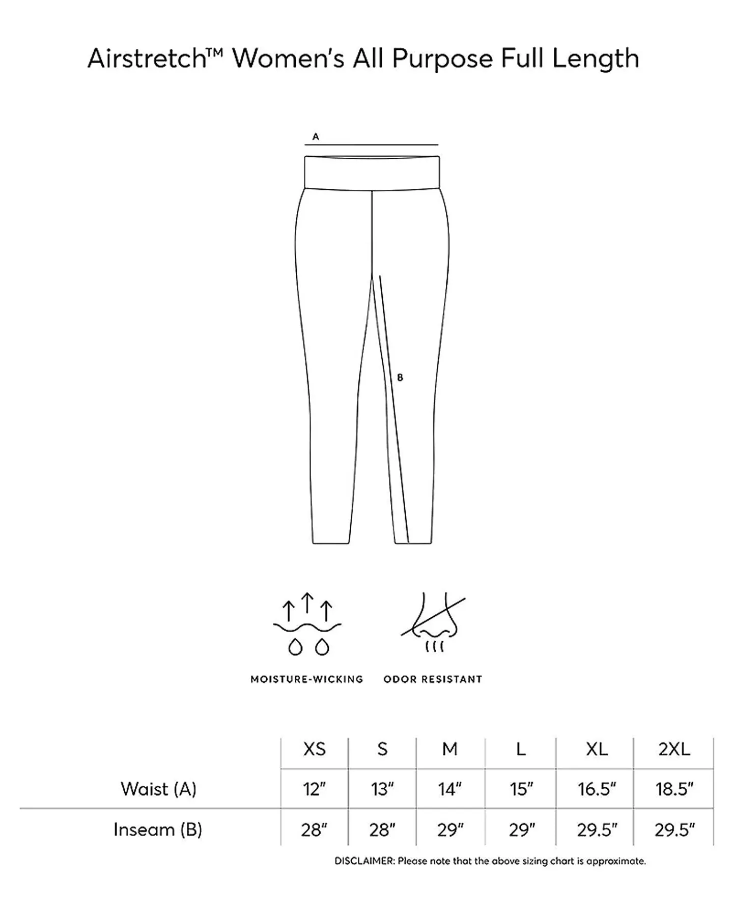 Expert Brand Women's Airstretch Mid-Rise Zipper Pocket Full Length Leggings sold by Bodybuilding Global product image thumbnail 3