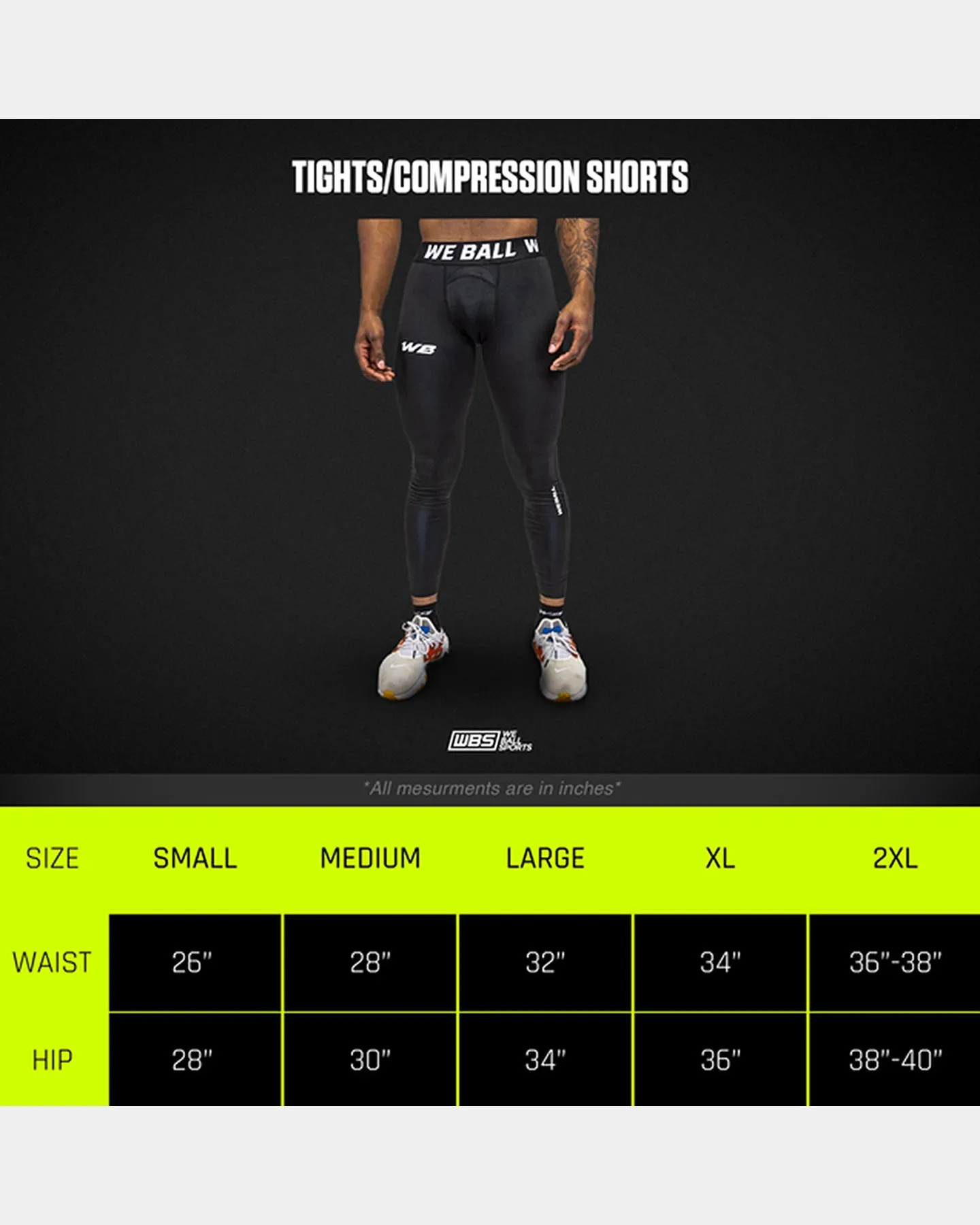 We Ball Sports Compression Athletic Tights sold by Bodybuilding Global product image thumbnail 4