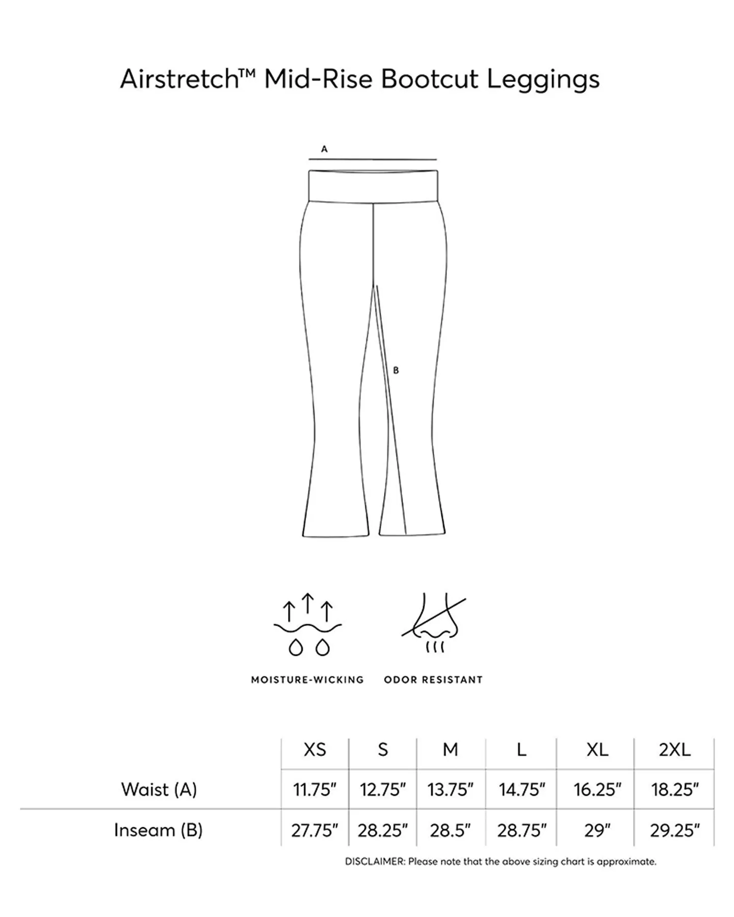 Expert Brand Women's Airstretch Mid-Rise Bootcut Leggings sold by Bodybuilding Global product image thumbnail 4