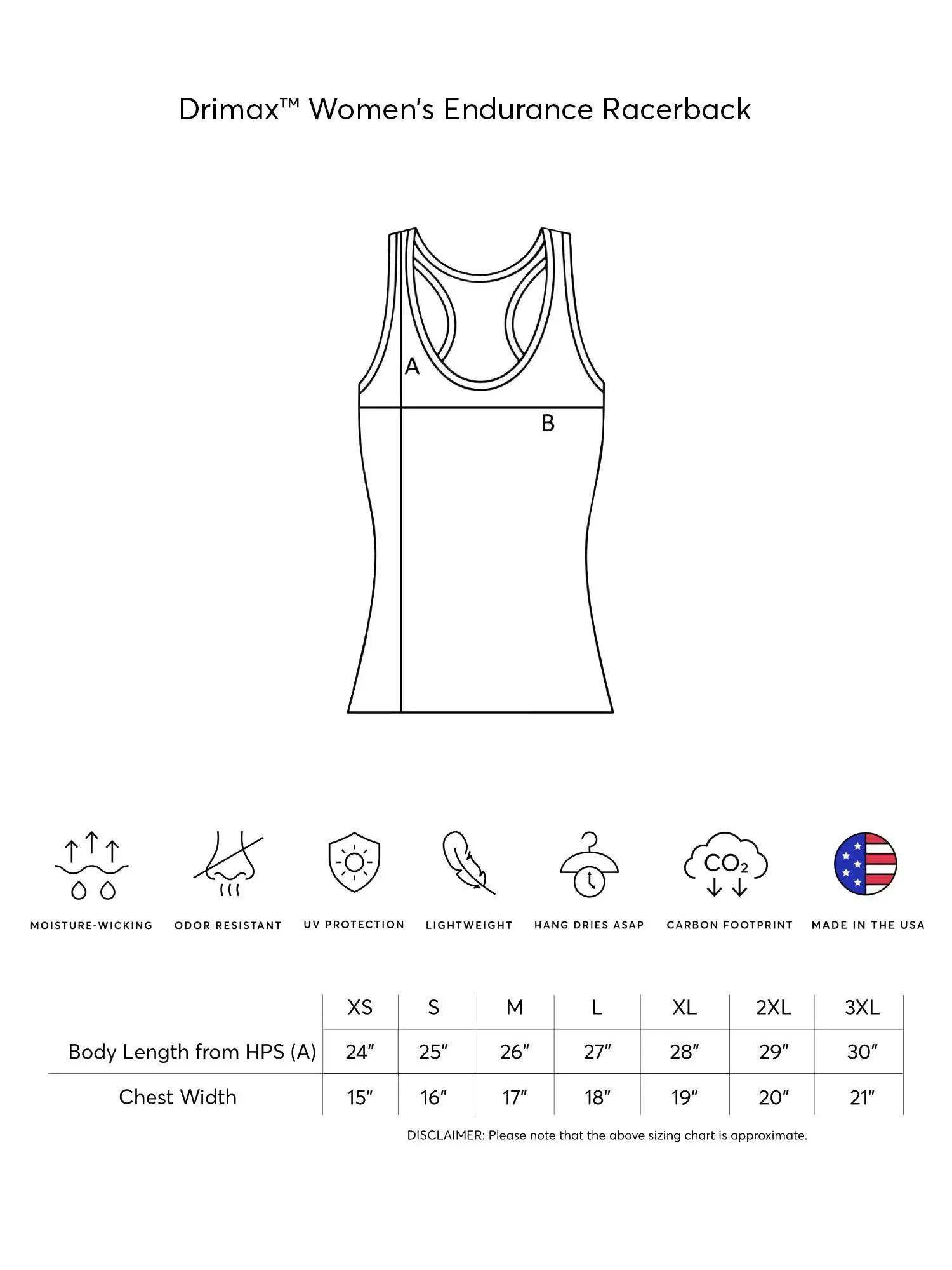 Expert Brand Drimax Women's Racerback Performance Tank Top sold by Bodybuilding Global product image thumbnail 3