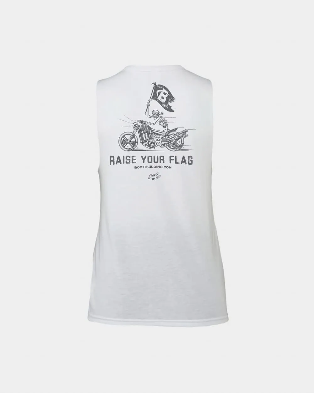 Bodybuilding.com Clothing Raise your Flag Flowy Tank sold by Bodybuilding Global