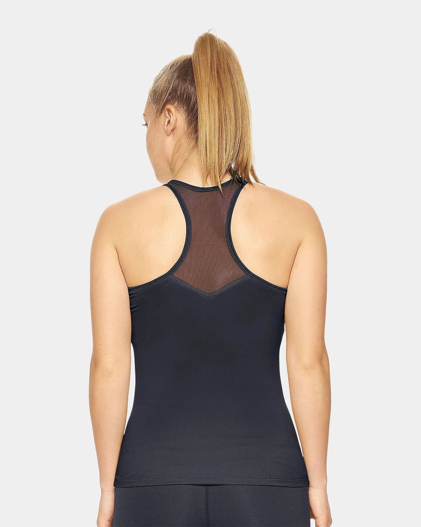 Expert Brand Women's Mesh Panel Racerback Athletic Tank Top sold by Bodybuilding Global product image thumbnail 5